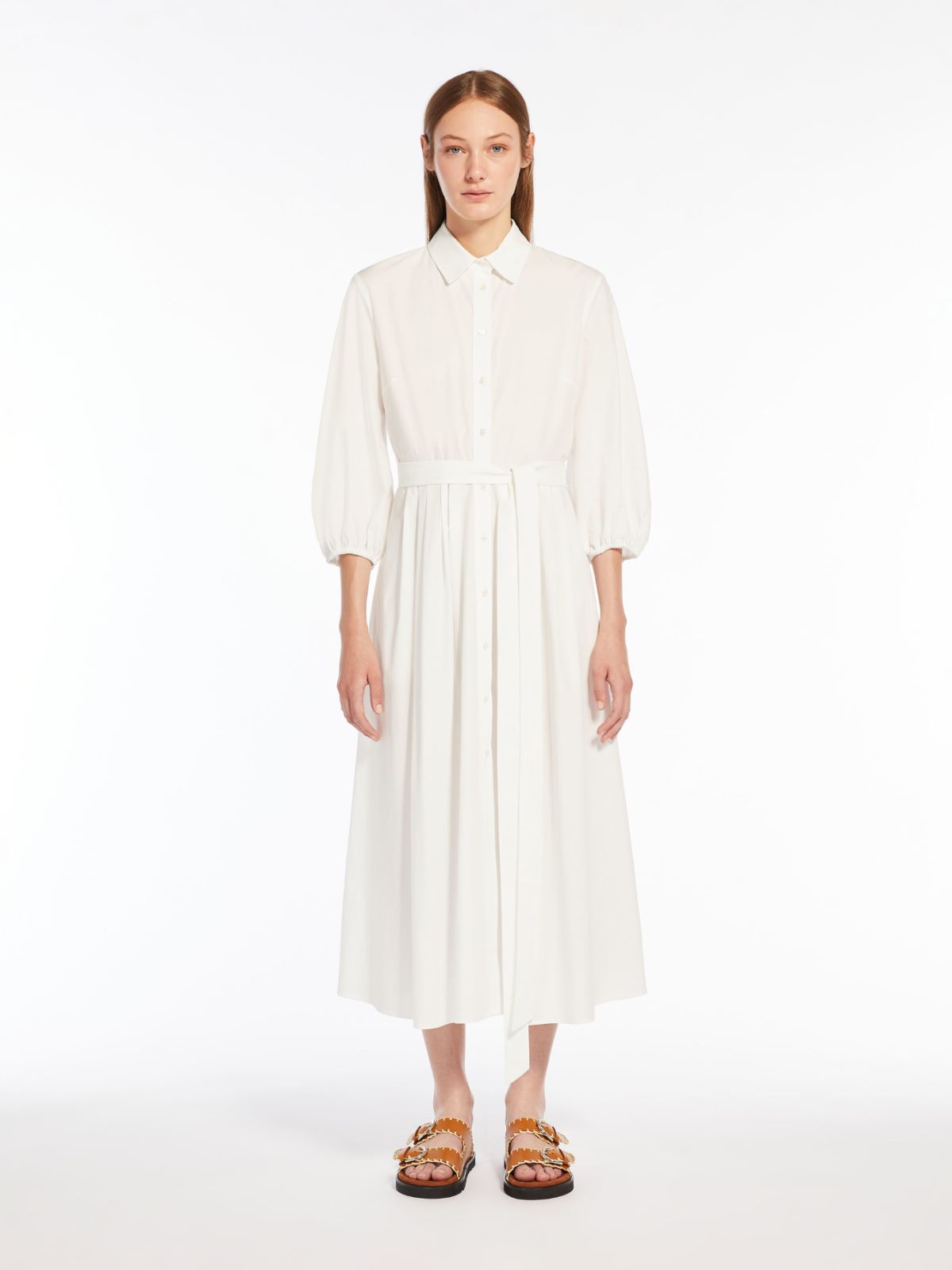 Cotton poplin dress