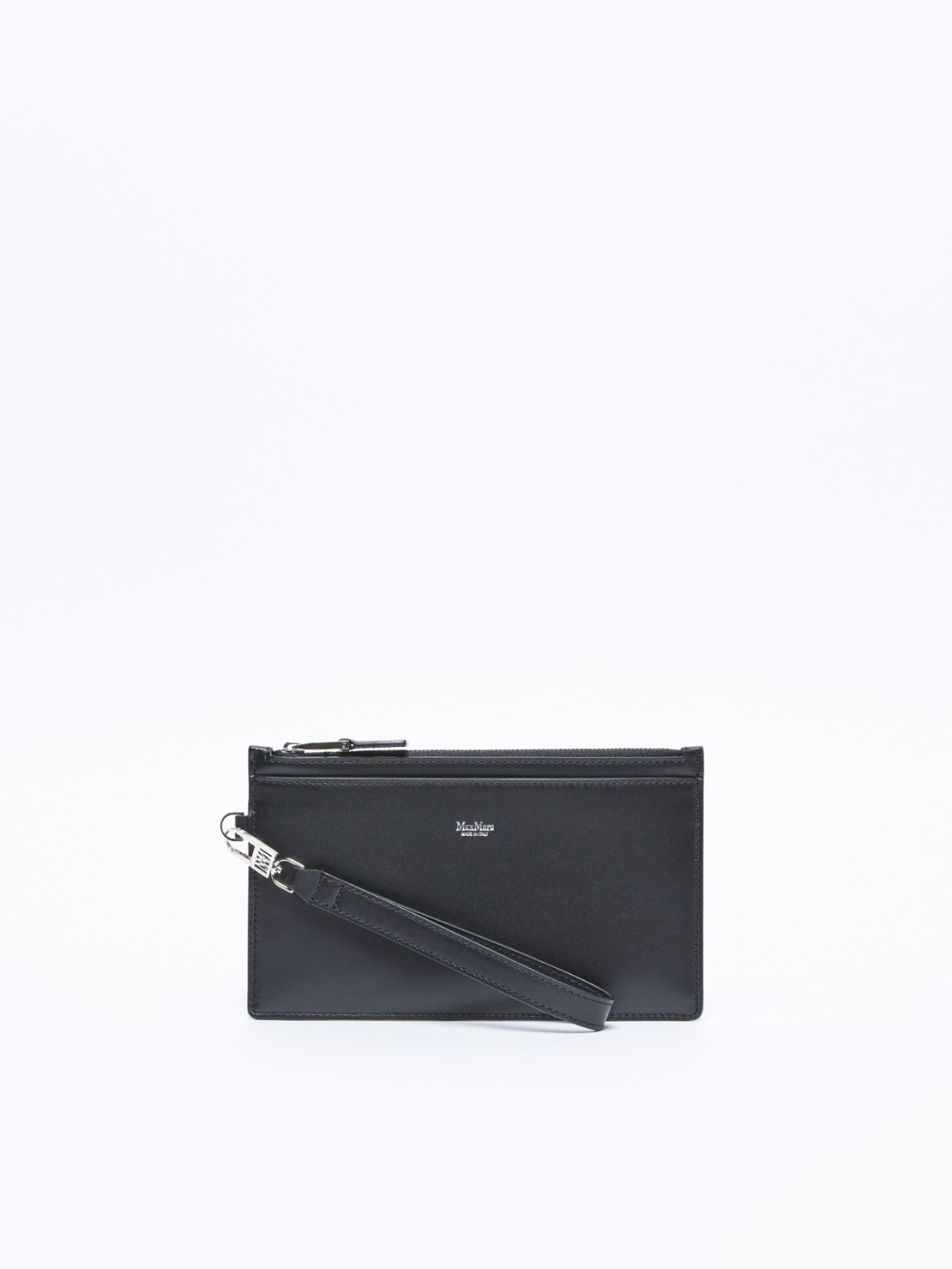 Wrist-strap leather pouch