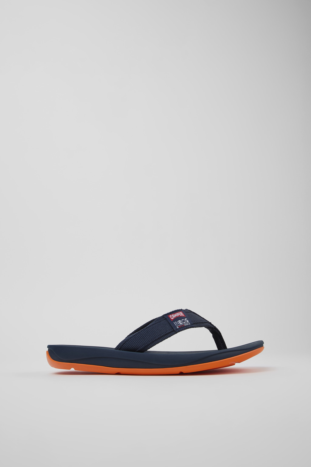 Blue Textile Flip-Flops for Men