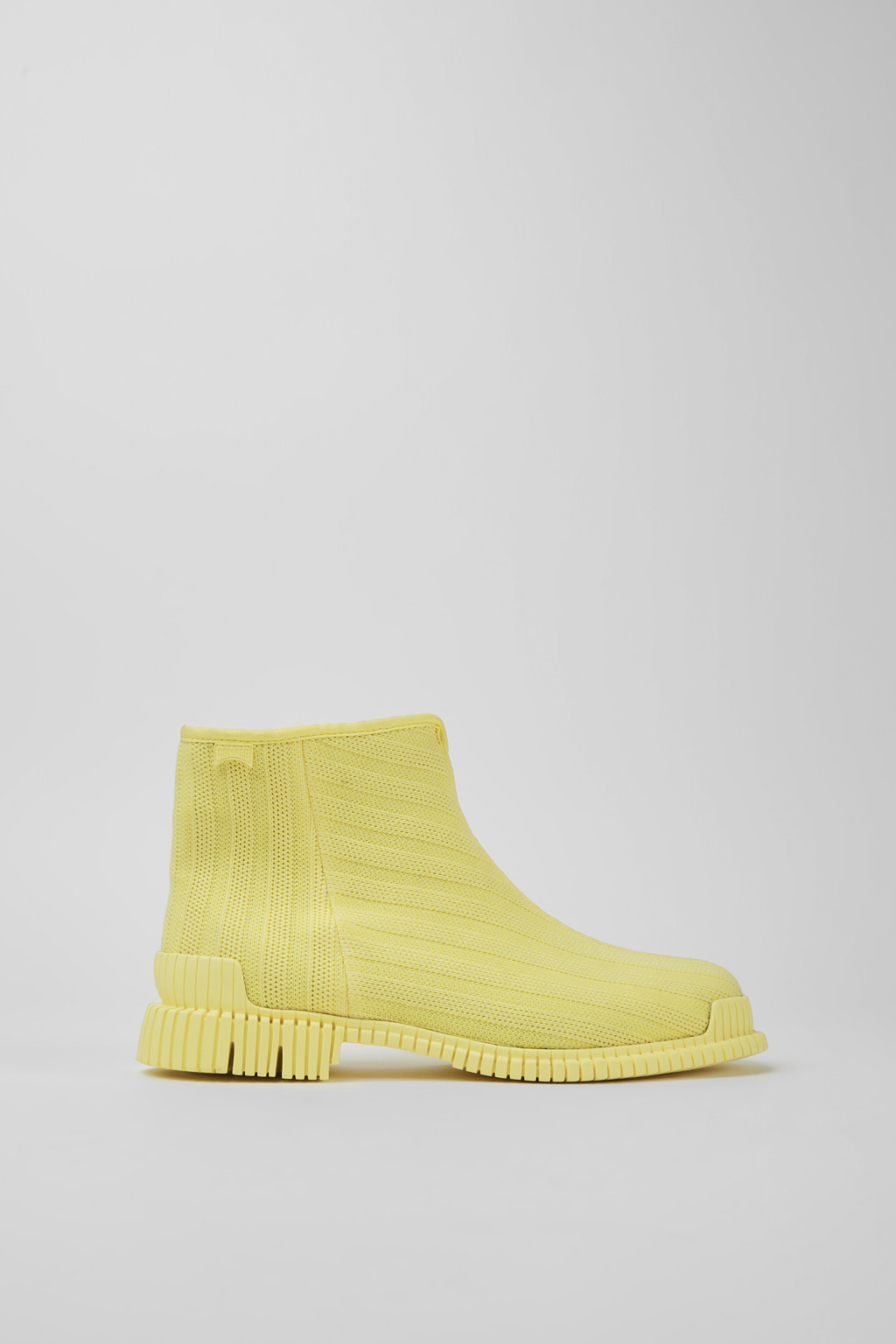 Yellow TENCEL Lyocell ankle boots for women