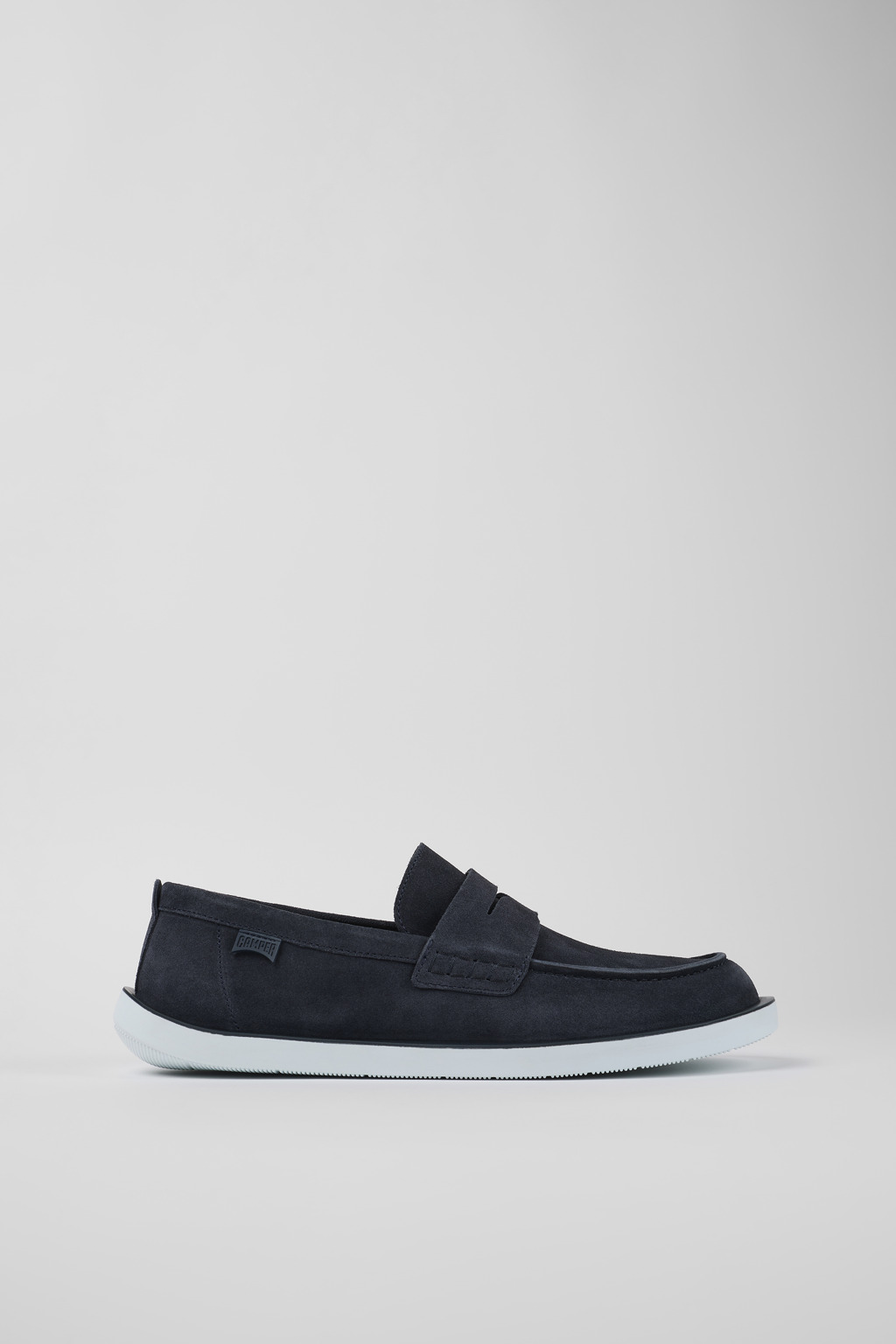 Blue Nubuck Moccasin for Men