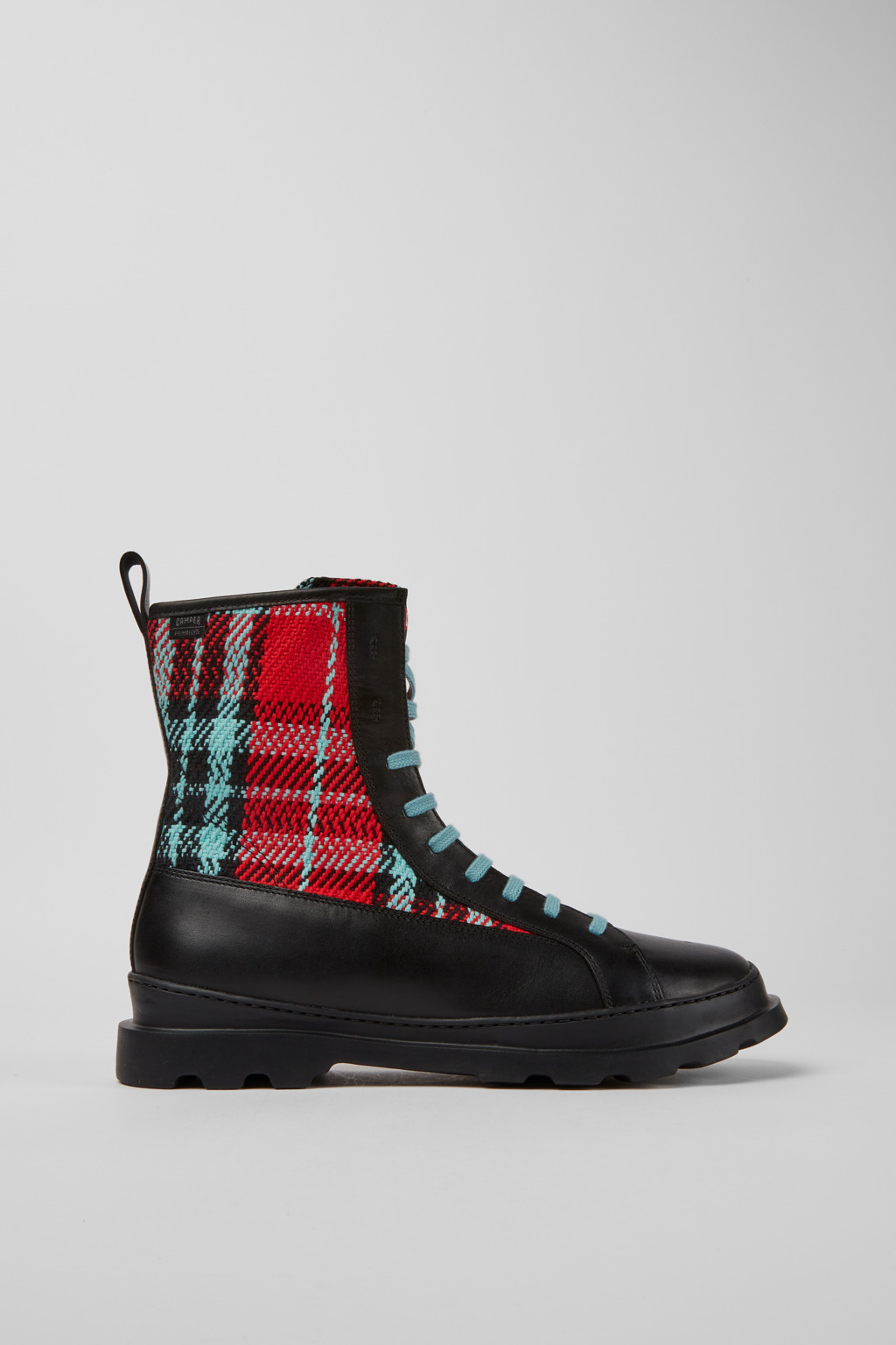 Multicolor lace-up boots for men