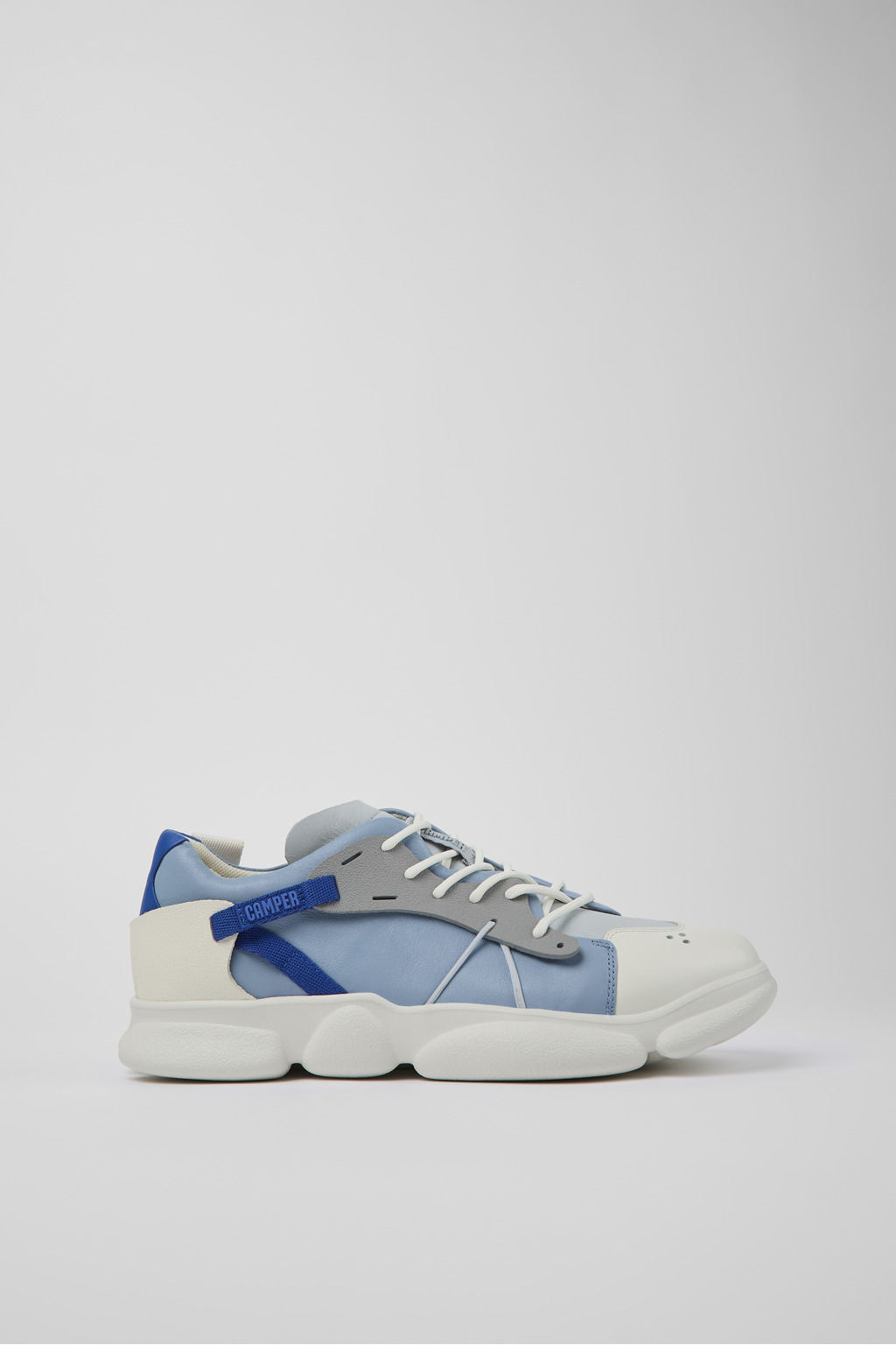 Multicolored Leather/Textile Sneaker for Men