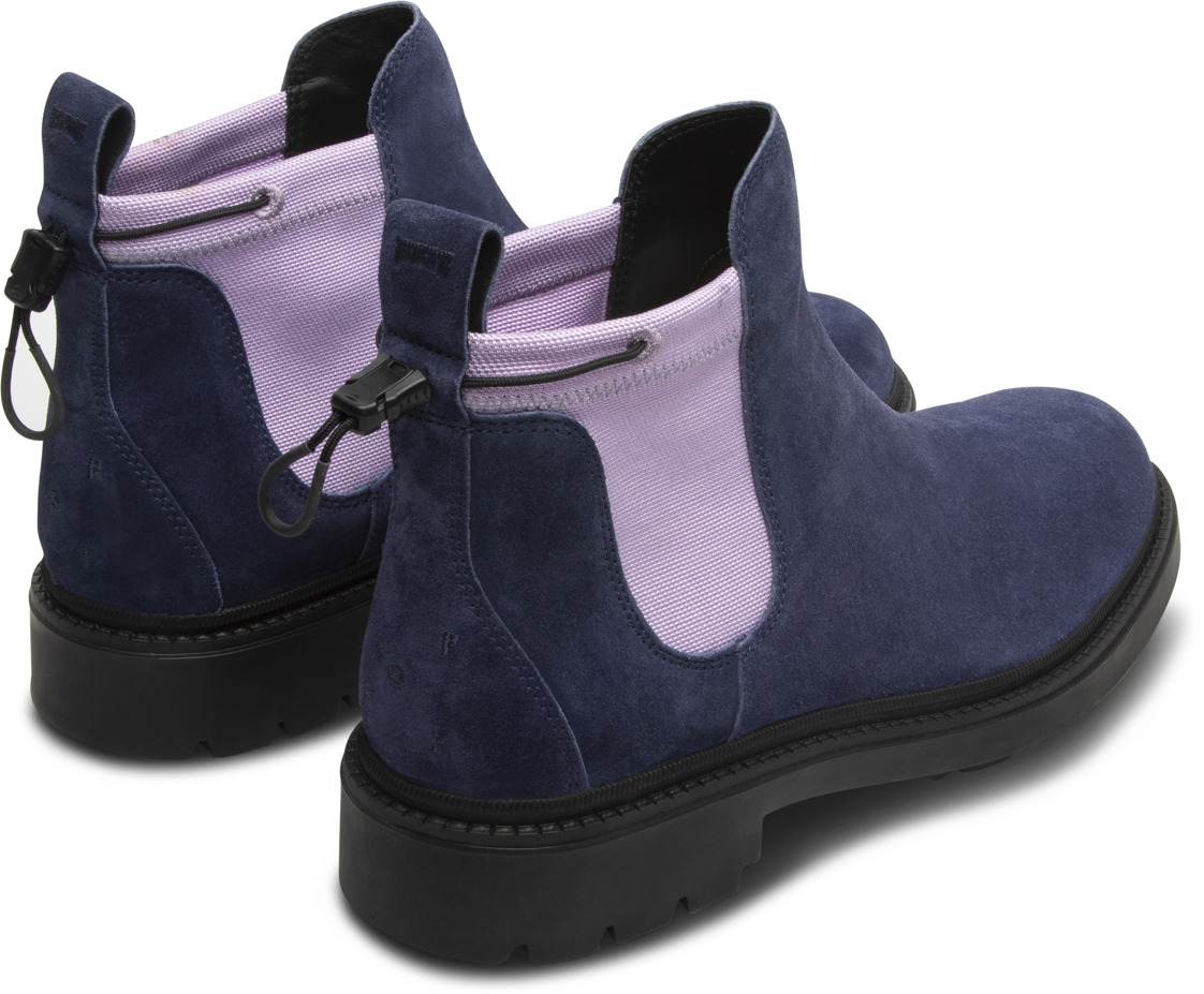 Men's blue ankle boot