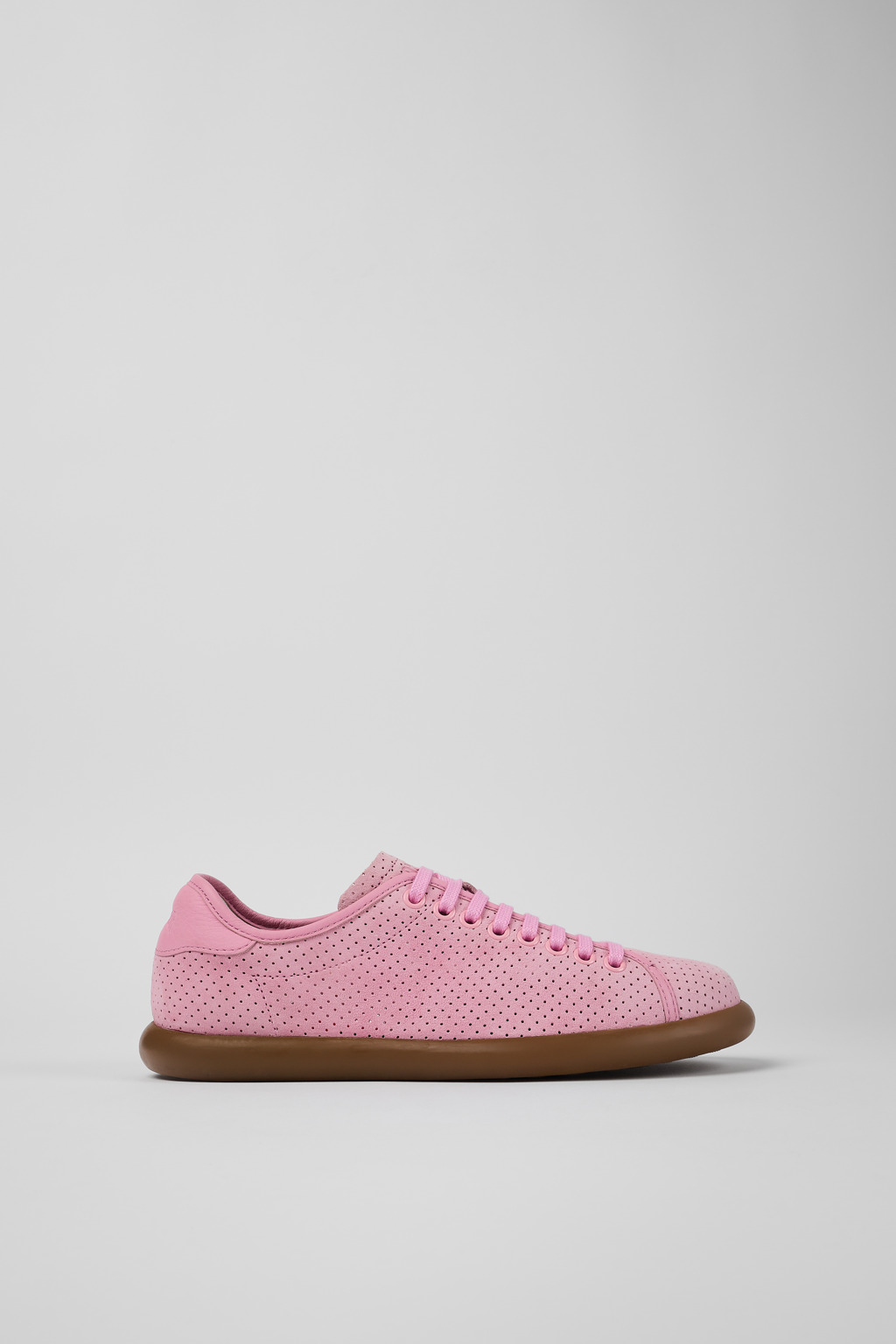 Pink Nubuck/Leather Sneaker for Women