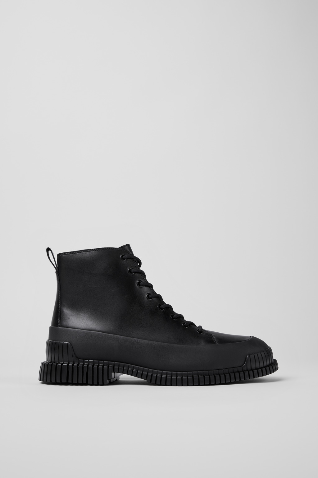 Black lace up boot for men