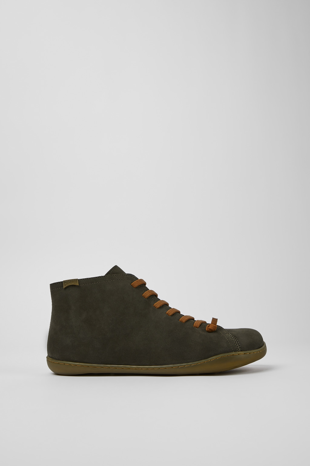 Green ankle boot for men