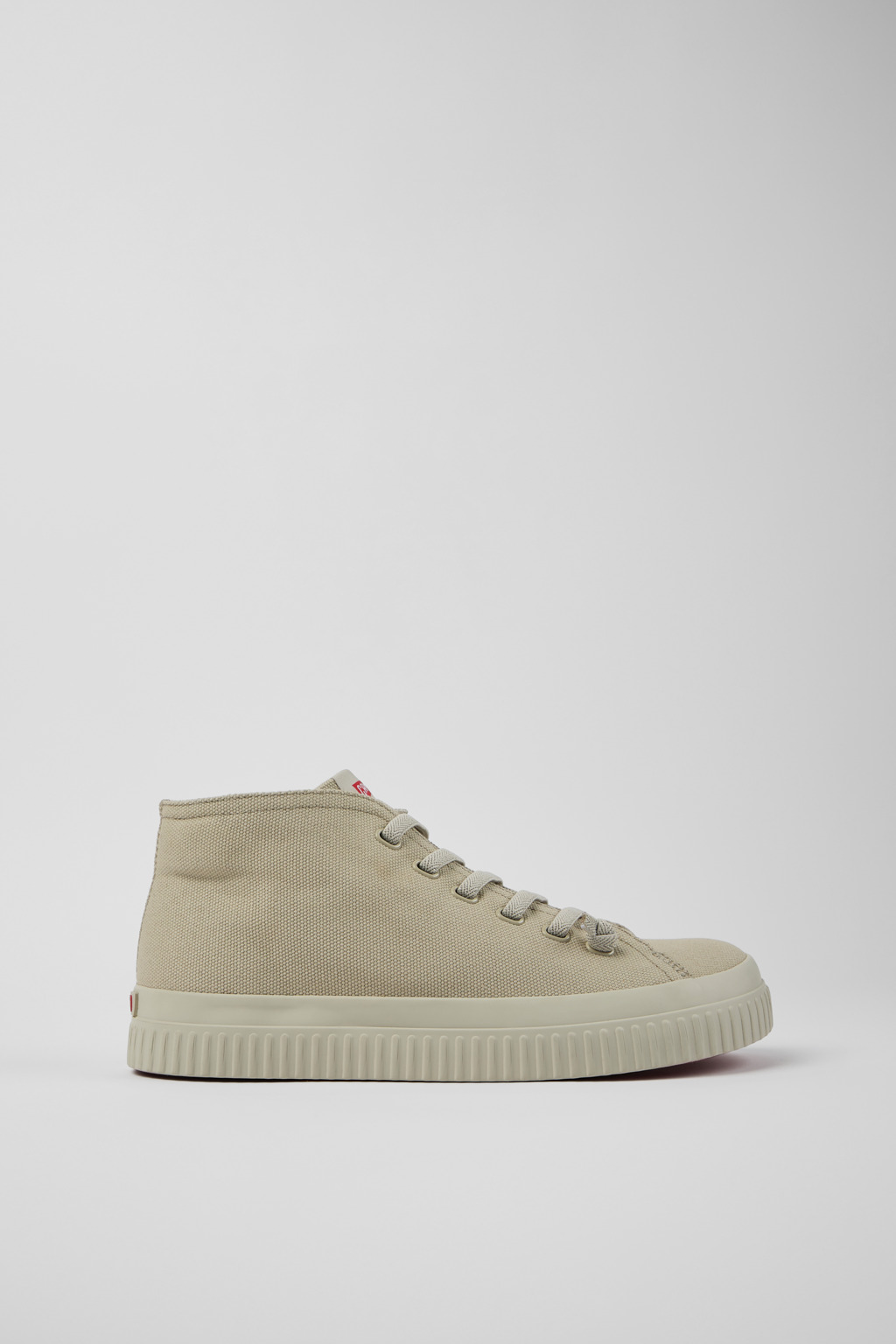 Gray recycled cotton sneakers for men