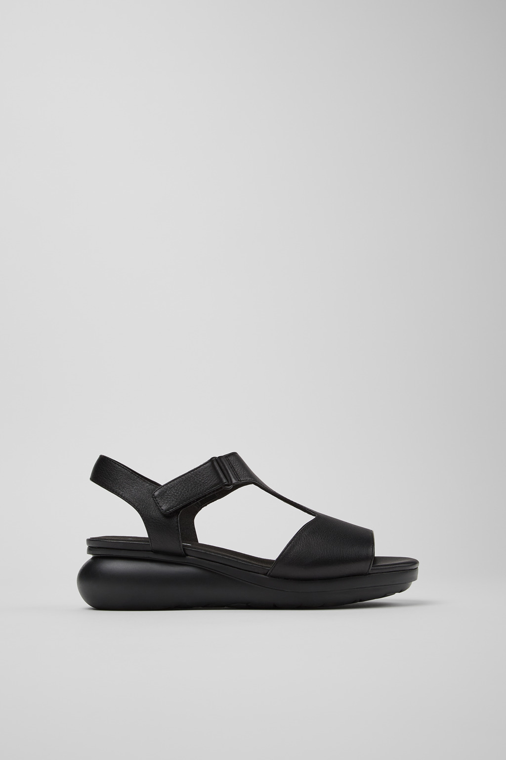 Black women’s T-strap sandal
