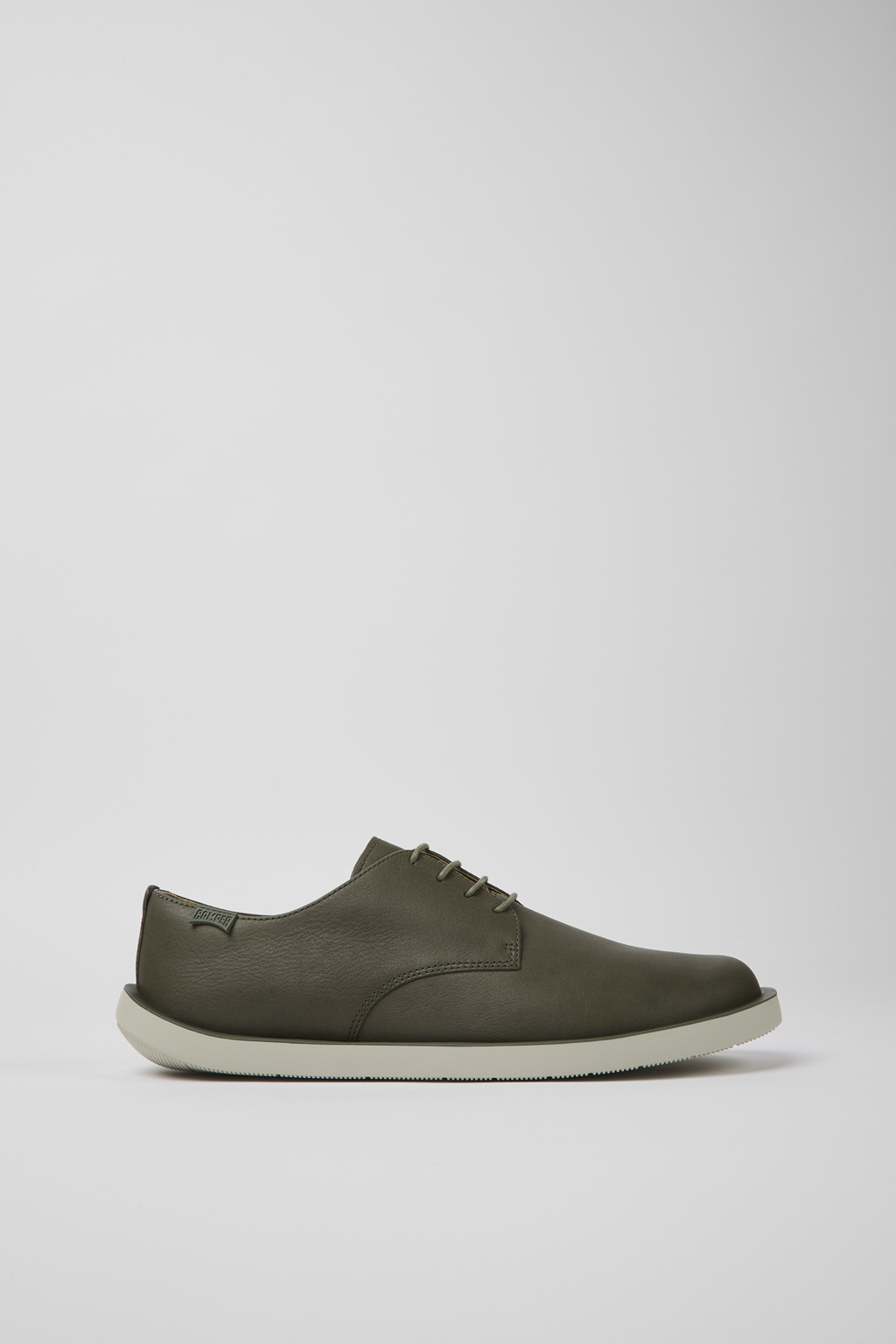 Green leather shoes for men