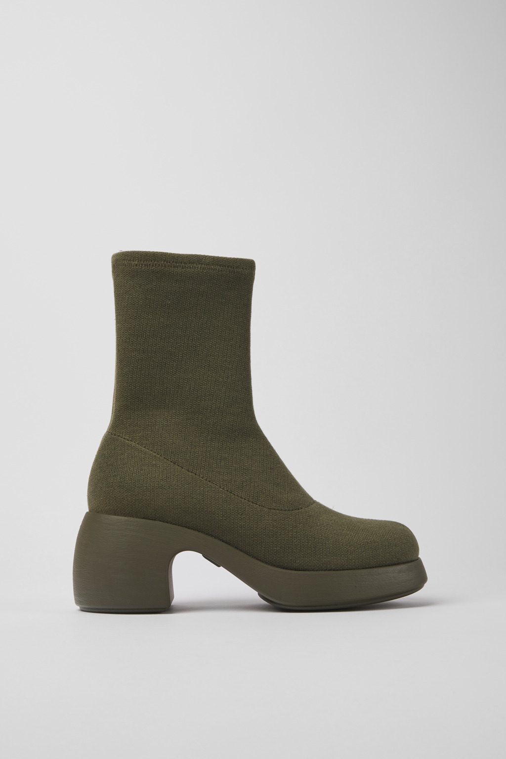 Green TENCEL Lyocell boots for women