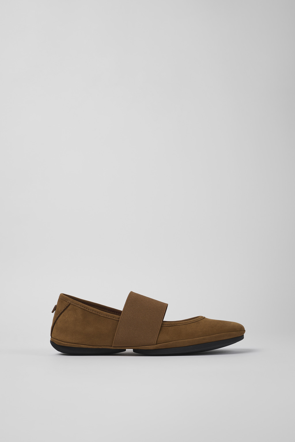 Brown Nubuck Mary Jane for Women