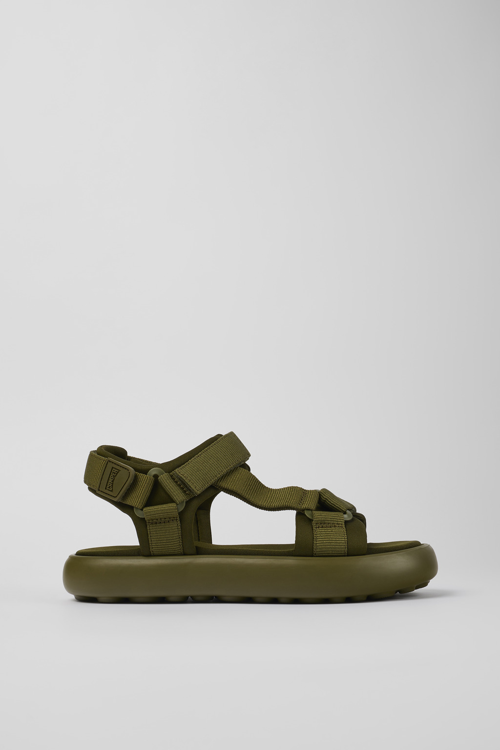 Green Textile Sandal for Men