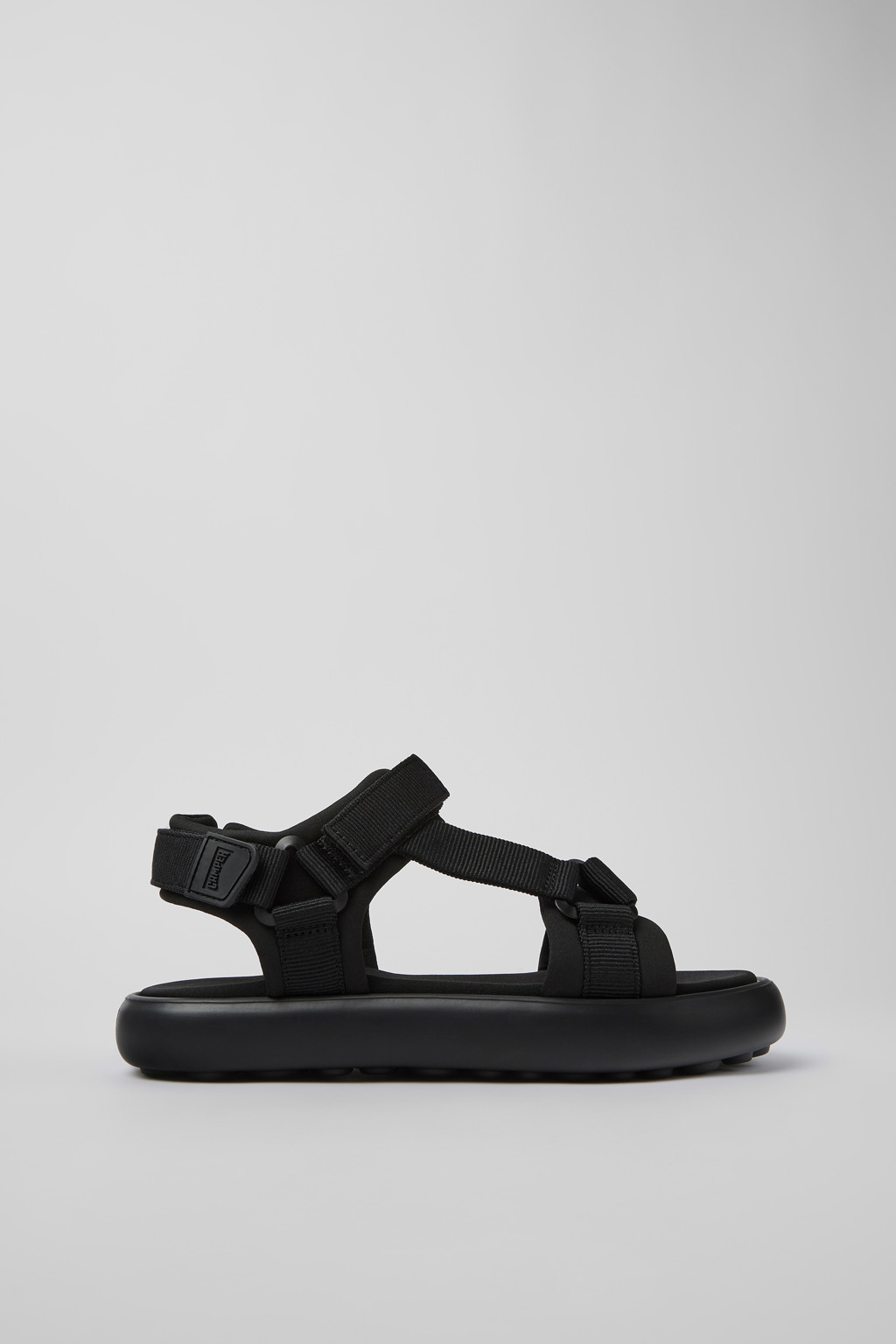 Black Textile Sandal for Men
