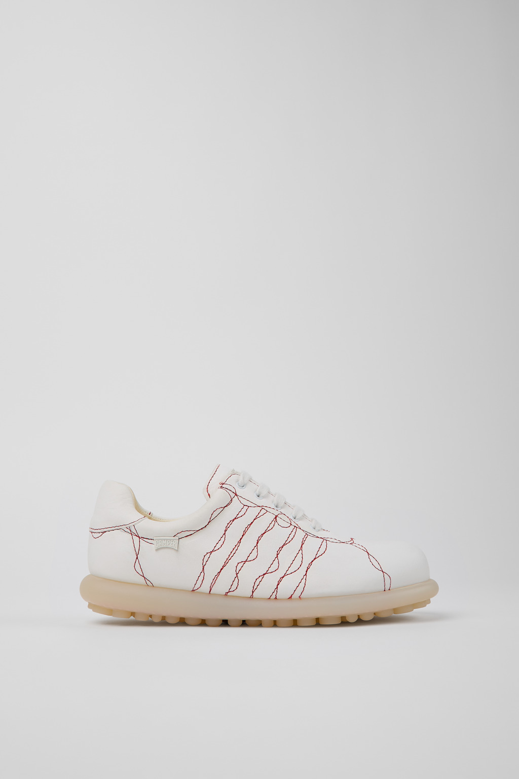 White Leather Shoe for Women