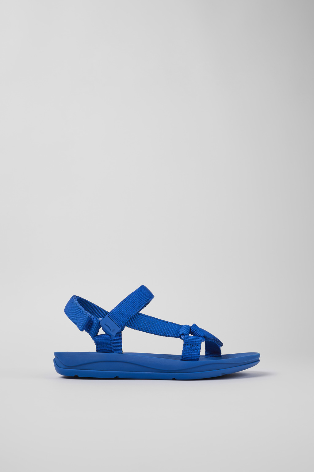 Blue Textile Sandal for Women