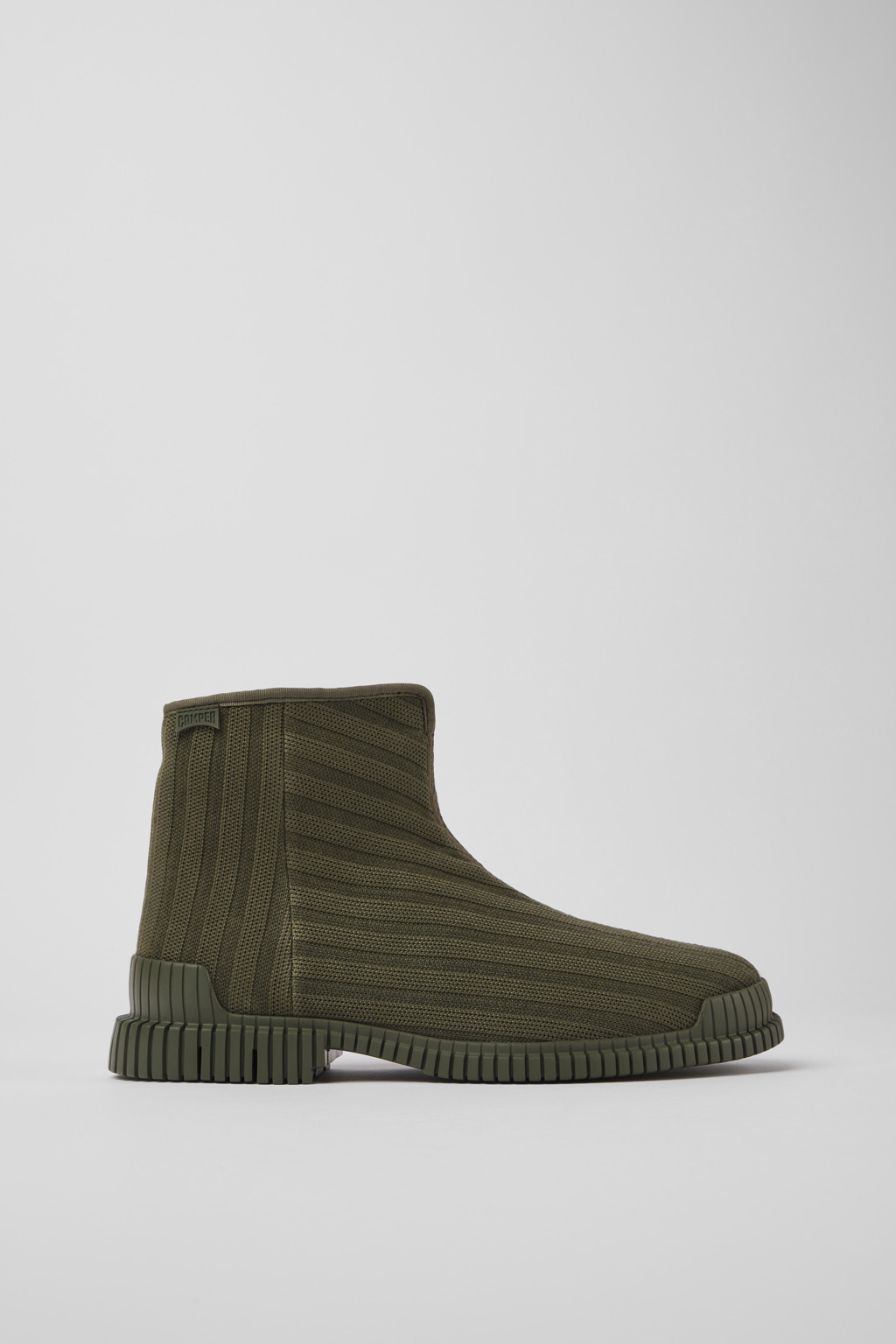 Green TENCEL Lyocell ankle boots for men