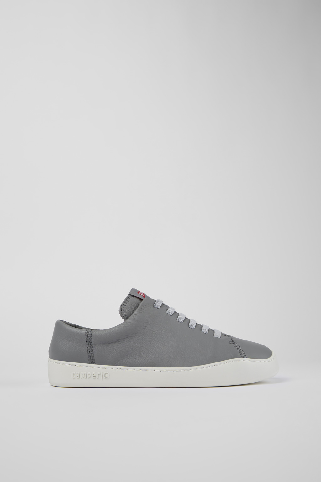Gray Leather Sneaker for Men