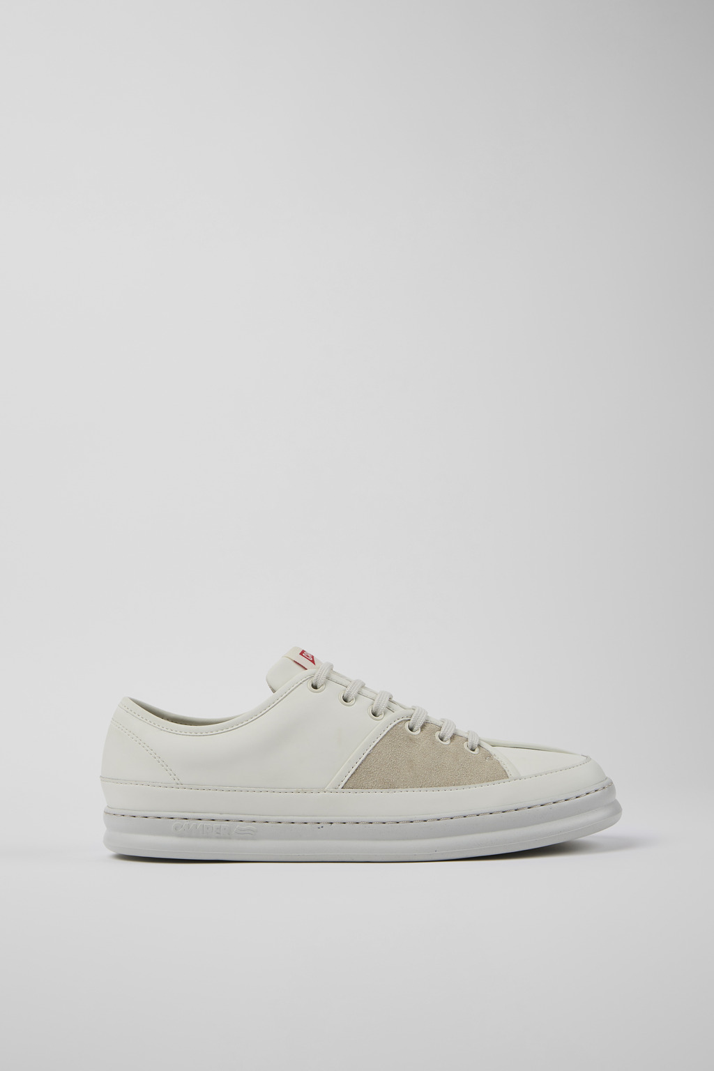 Multicolored leather and nubuck sneakers for men