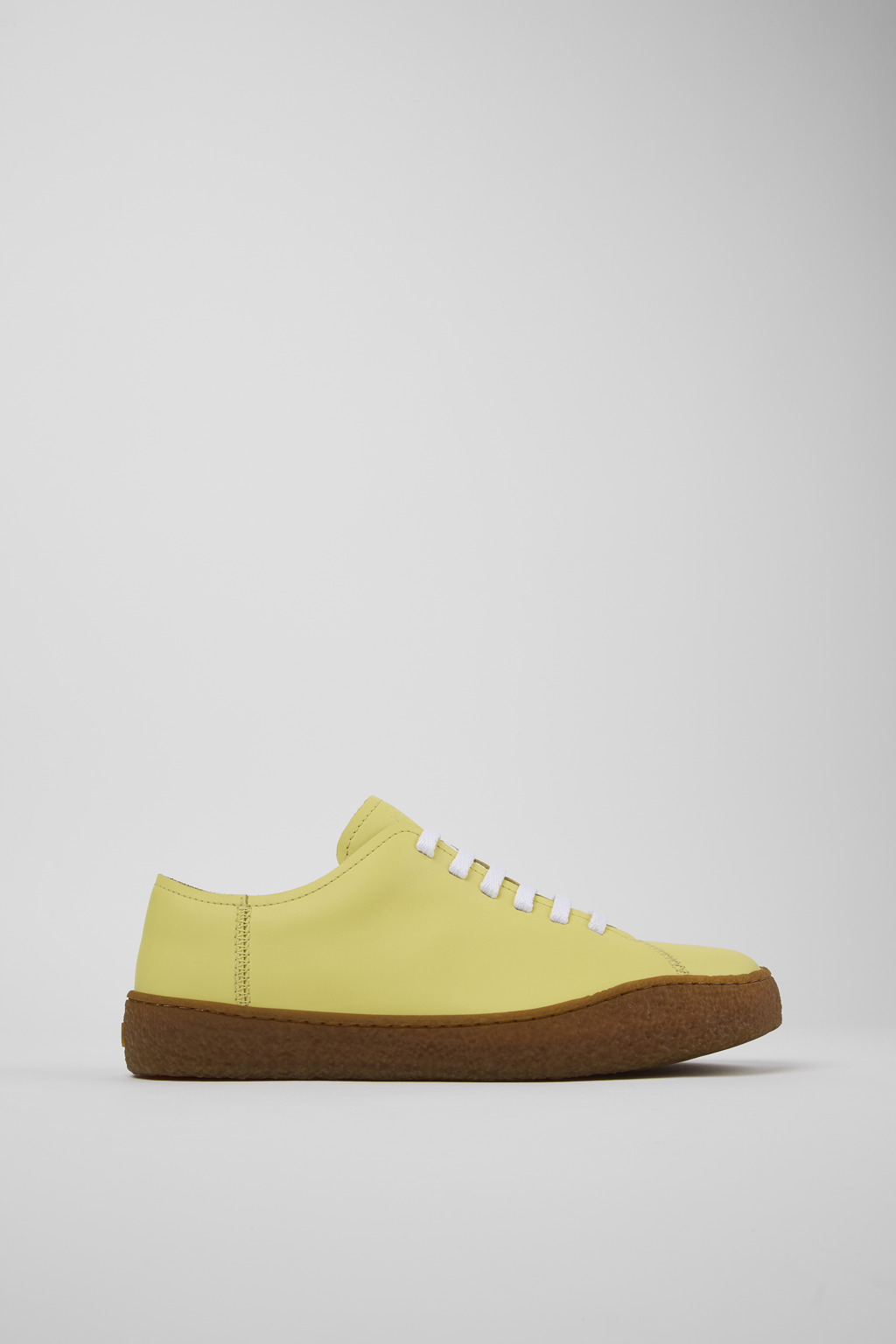 Yellow Leather Sneaker for Men