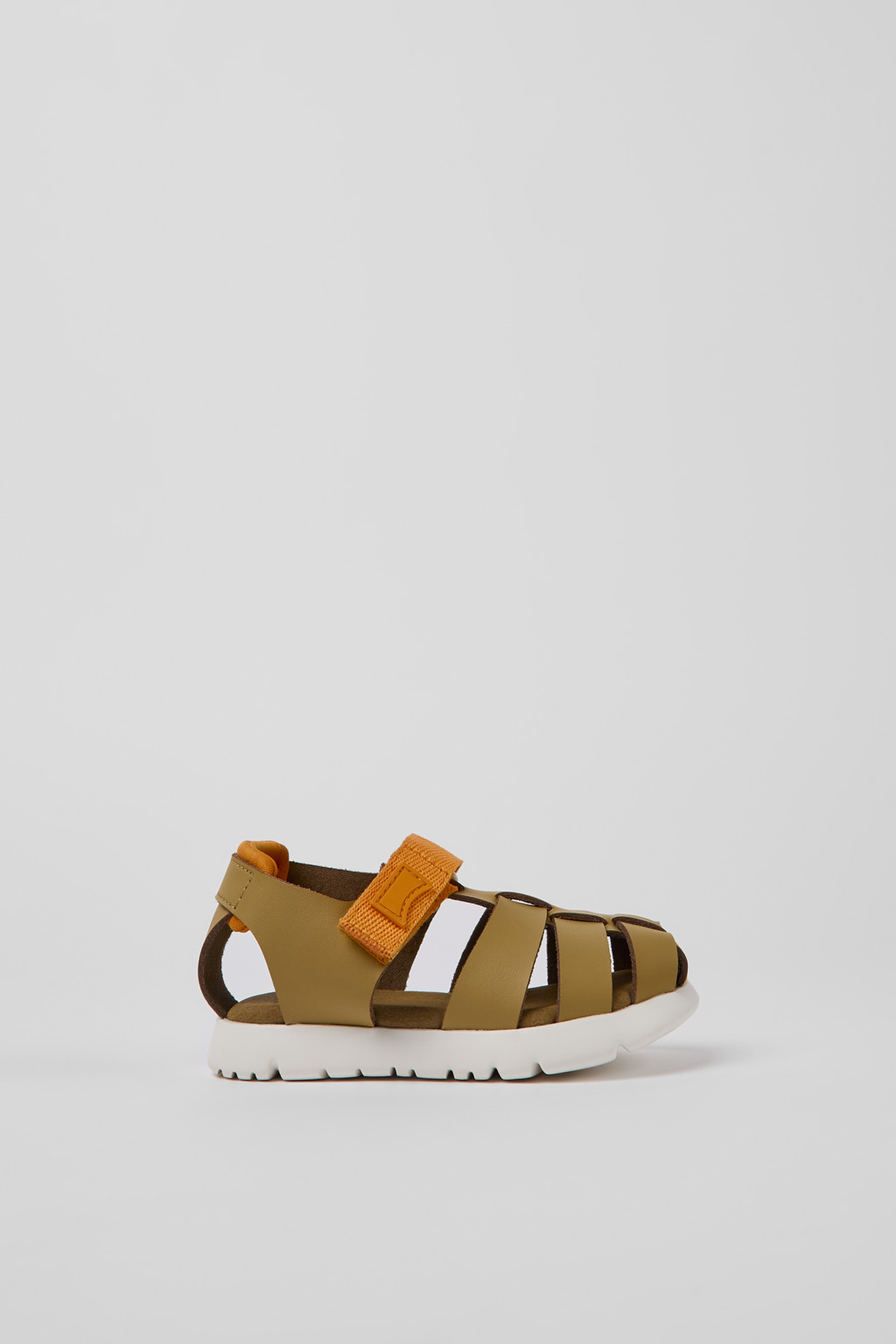 Brown leather sandals
