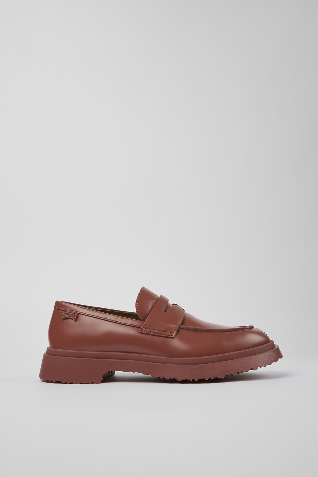 Red Leather Moccasin for Men