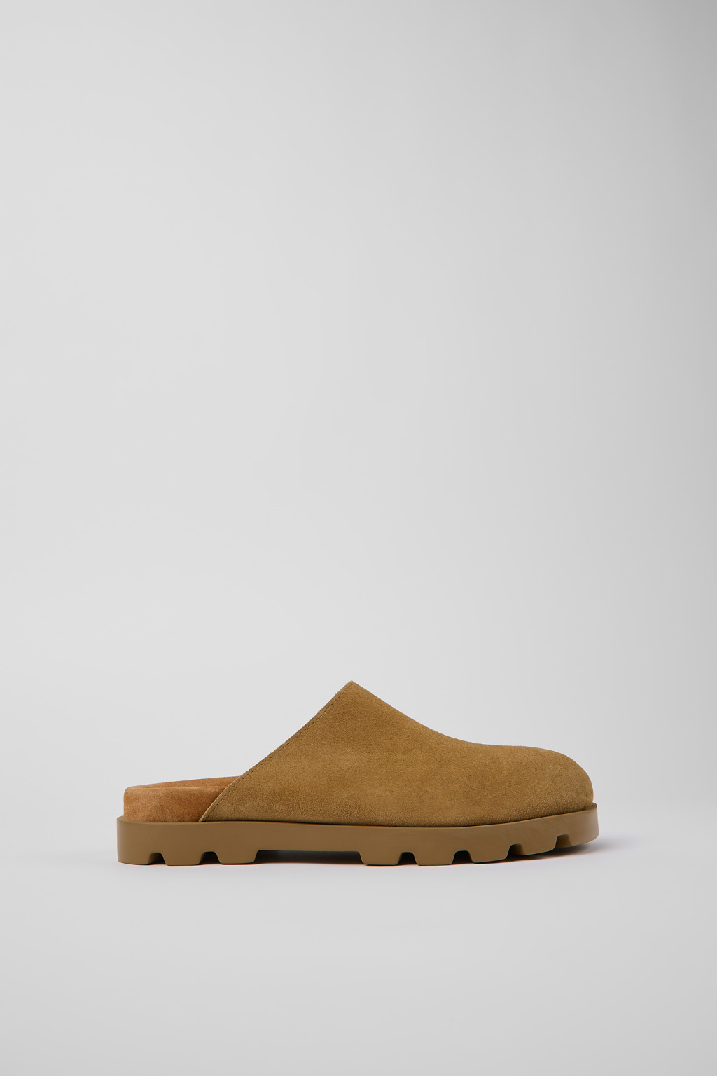 Brown Nubuck Clog for Women