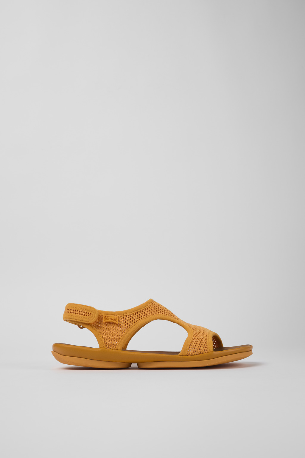 Orange Textile/Leather Sandal for Women