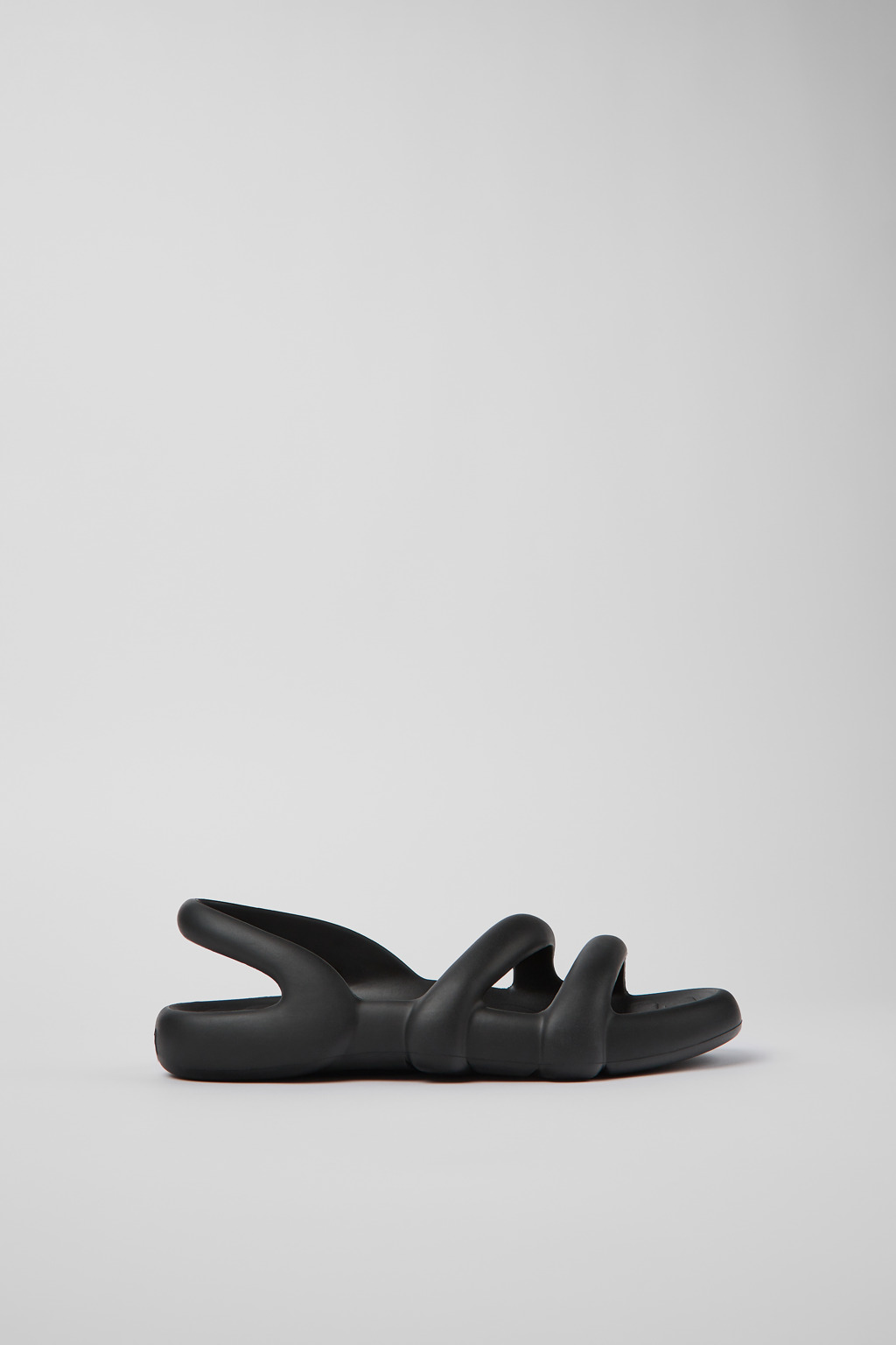 Black unisex Sandal