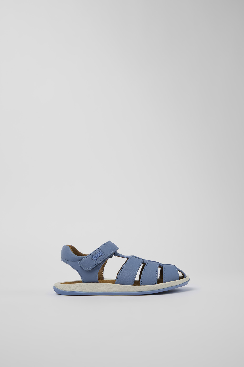 Blue Leather Sandal