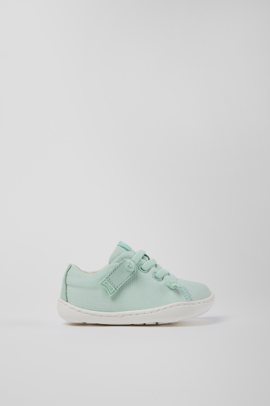 Blue Textile/Leather Basket