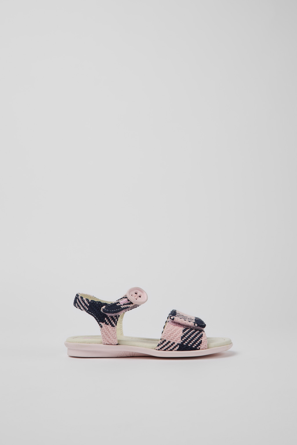 Pink and blue sandals for girls