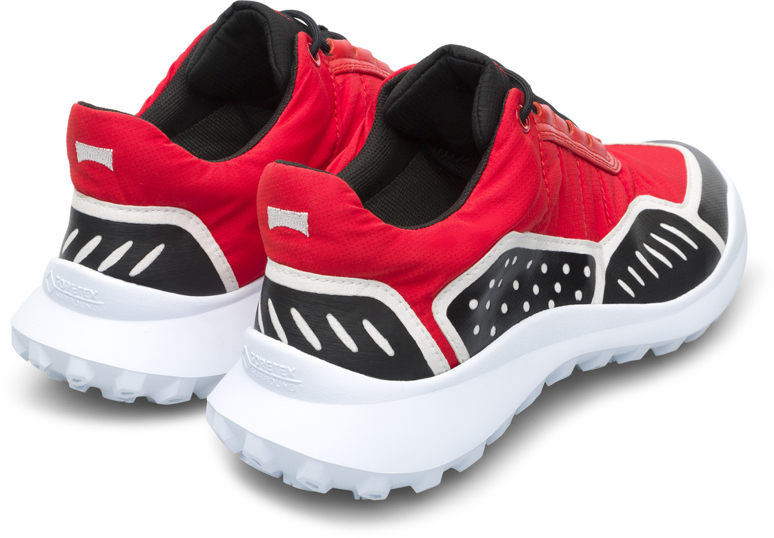 Red and black sneaker for men