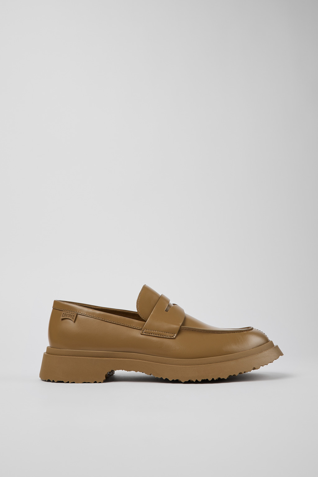 Brown Leather Moccasin for Men