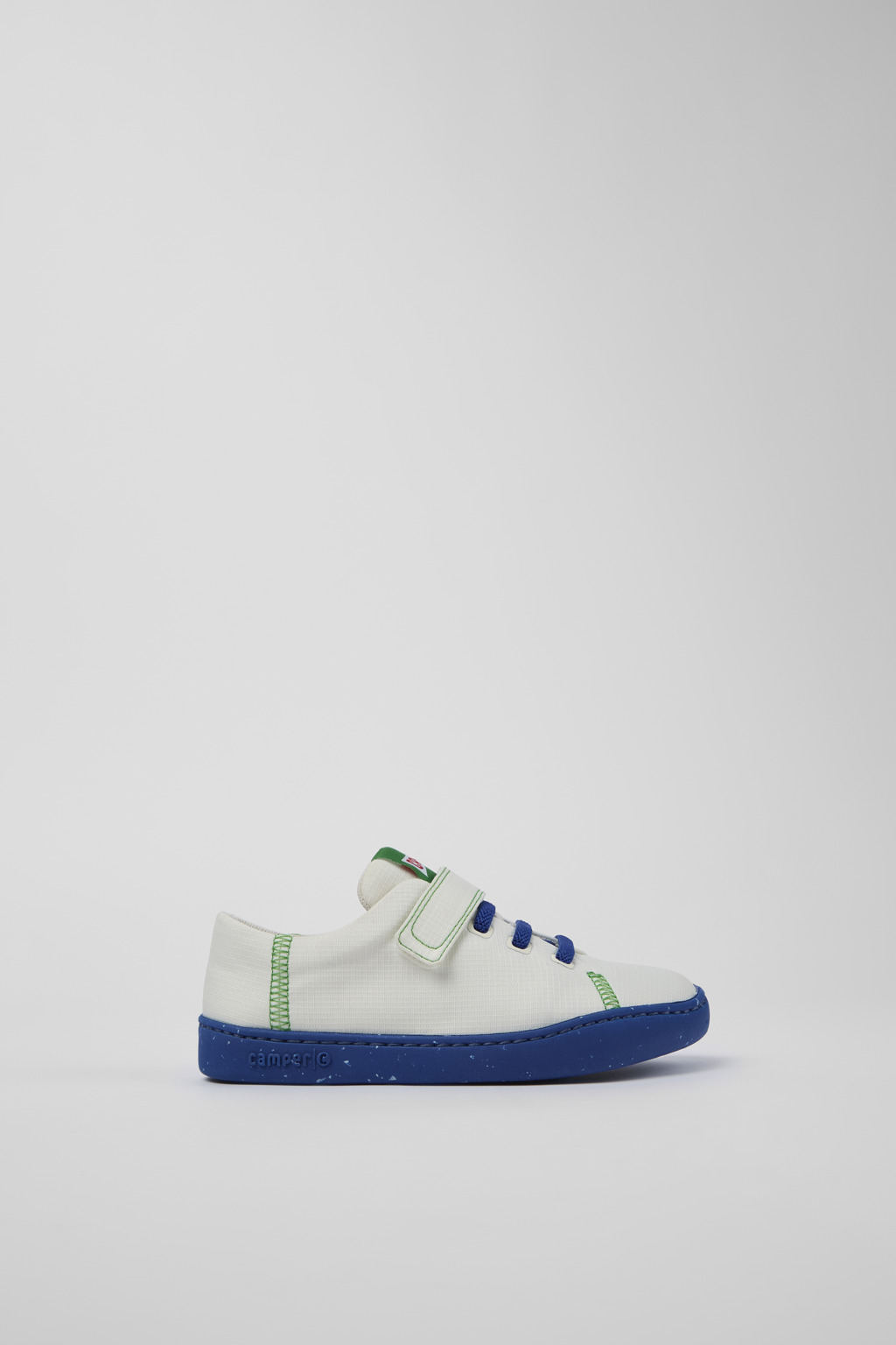 White Textile Slip-on