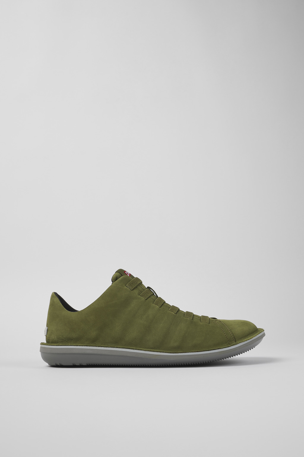 Green Nubuck Low Sneaker for Men