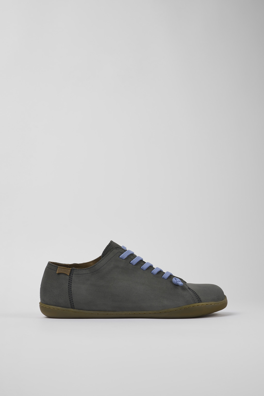 Gray Nubuck Shoes for Men