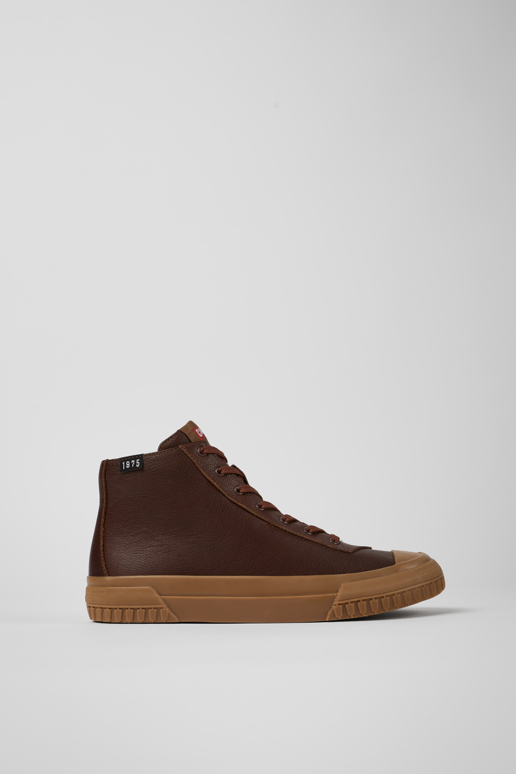 Brown leather boots for women