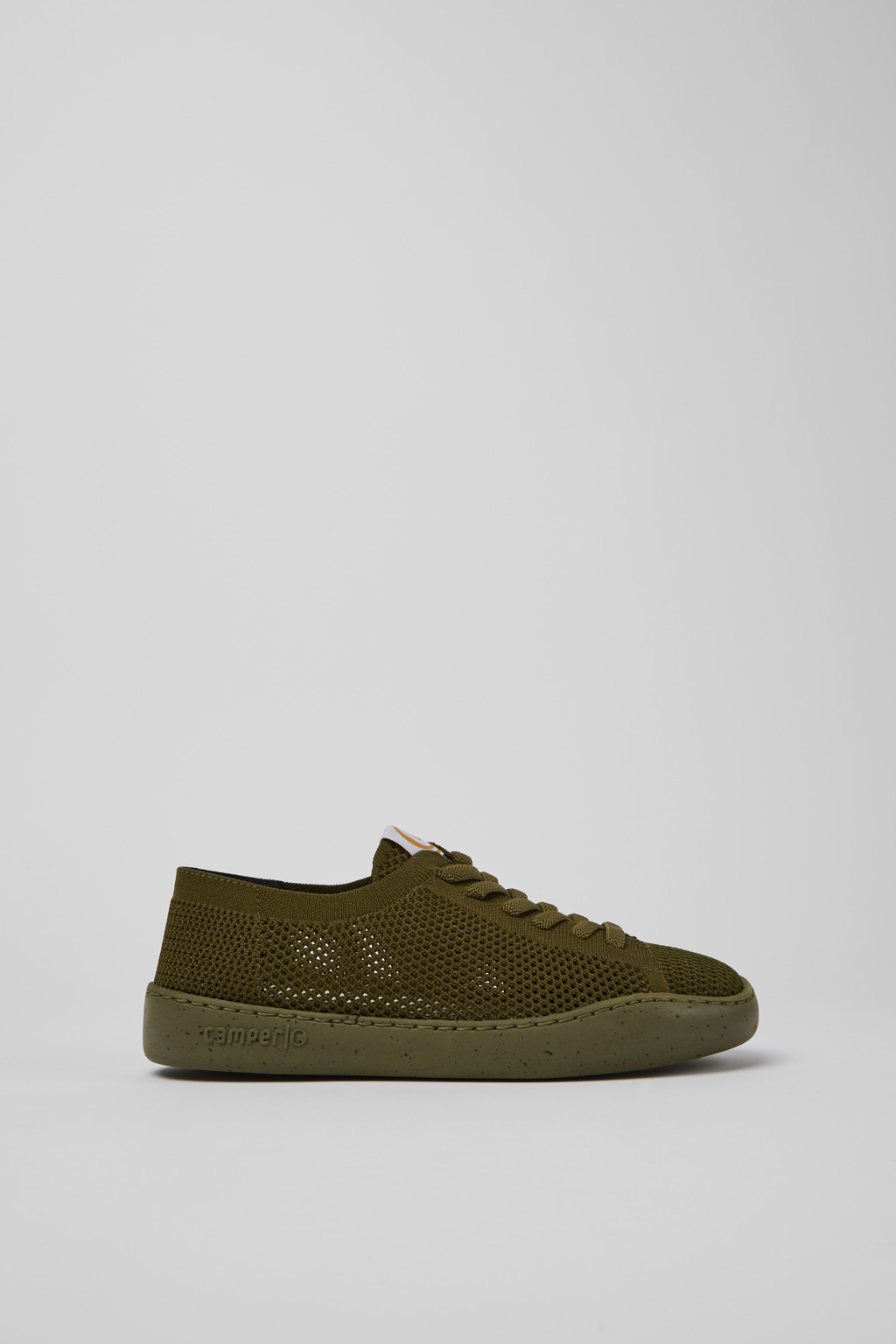 Green recycled PET sneakers for women