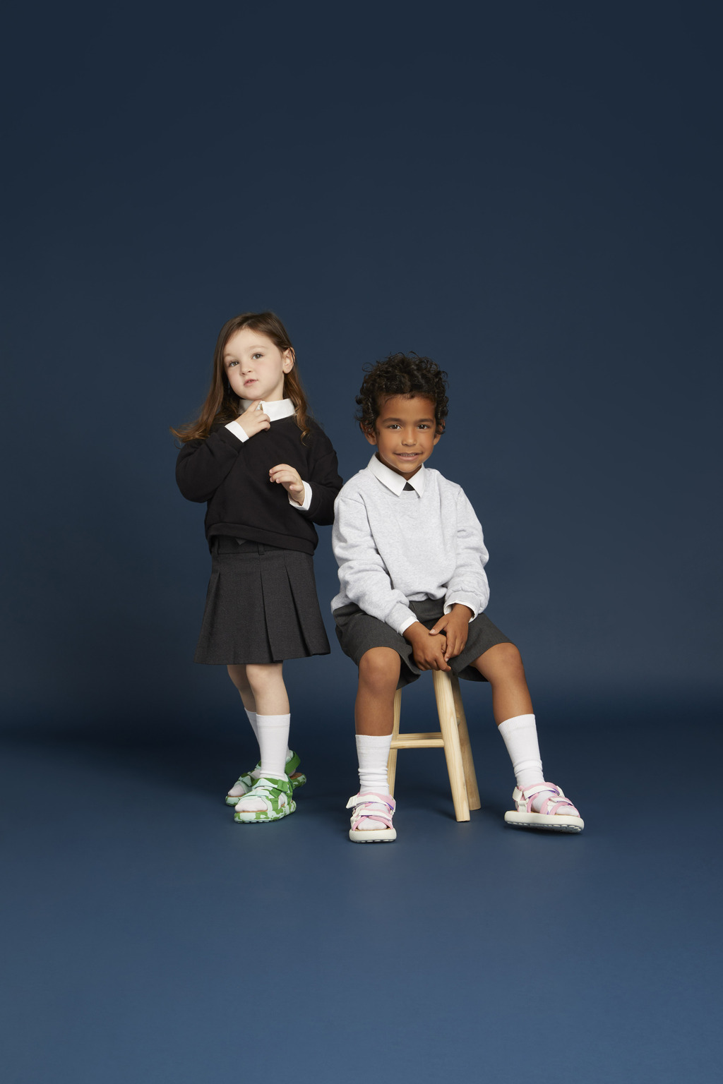 Multicolored Textile Sandal