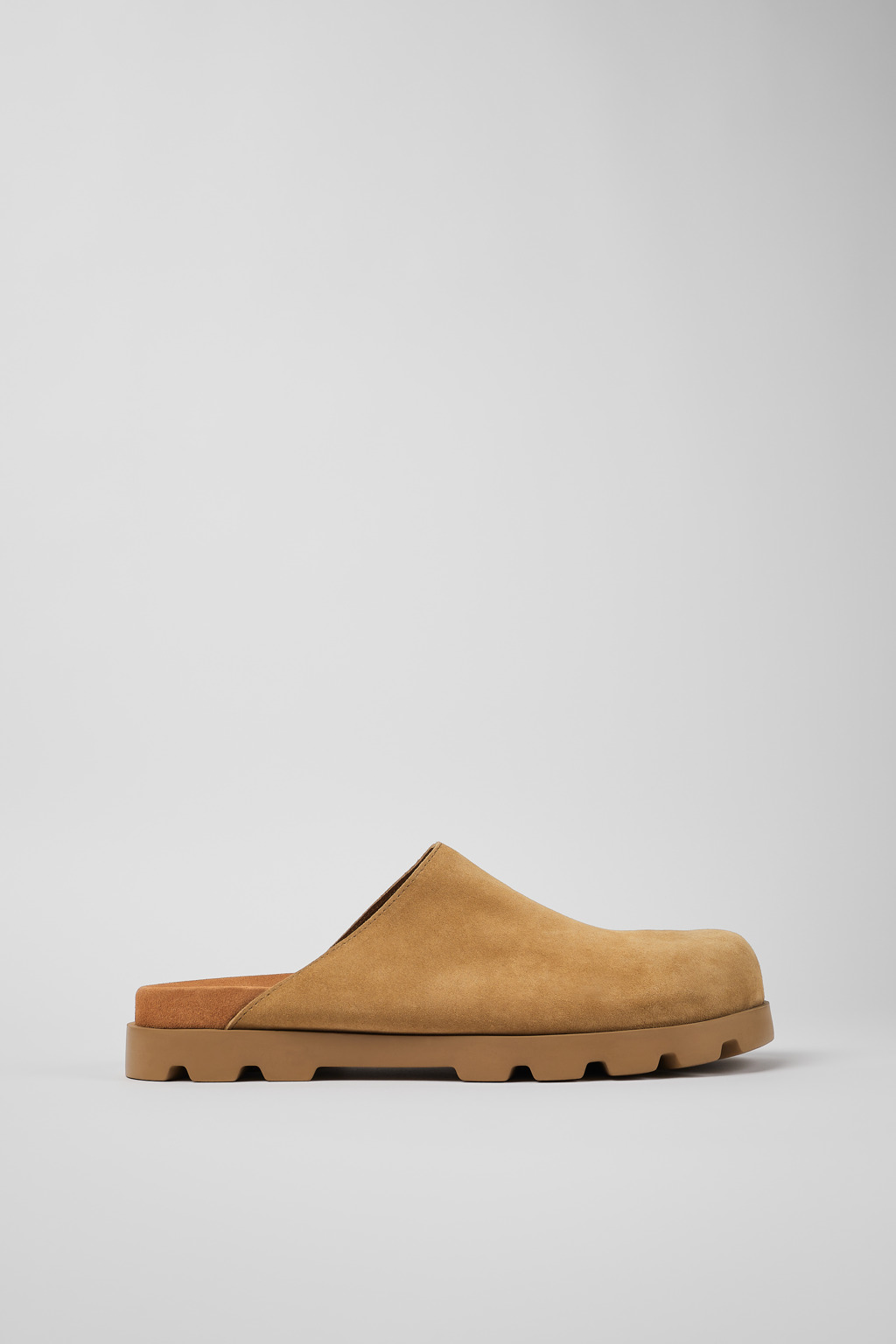 Beige Nubuck Clog for Men