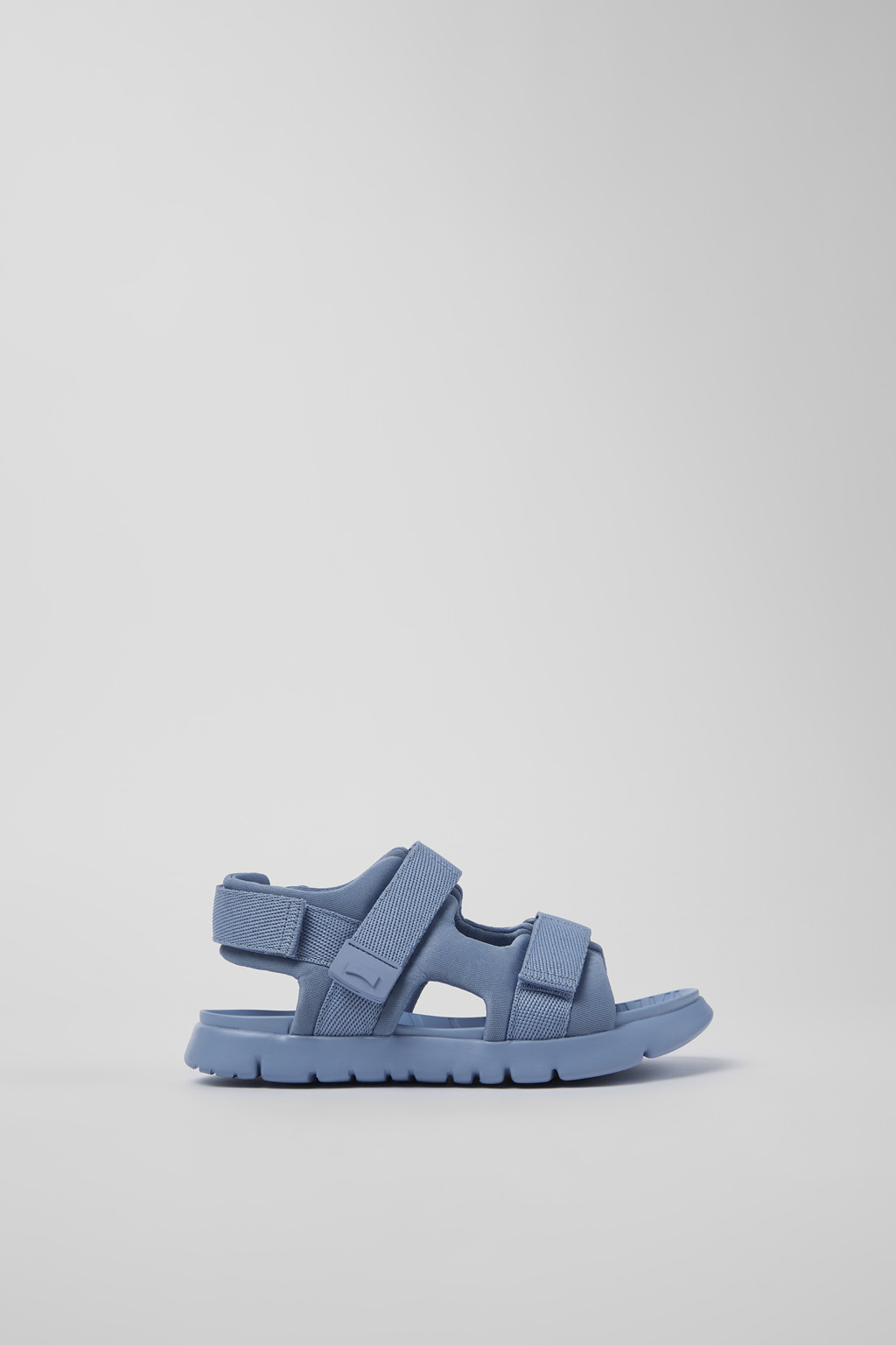 Blue Textile 2-Strap Sandal