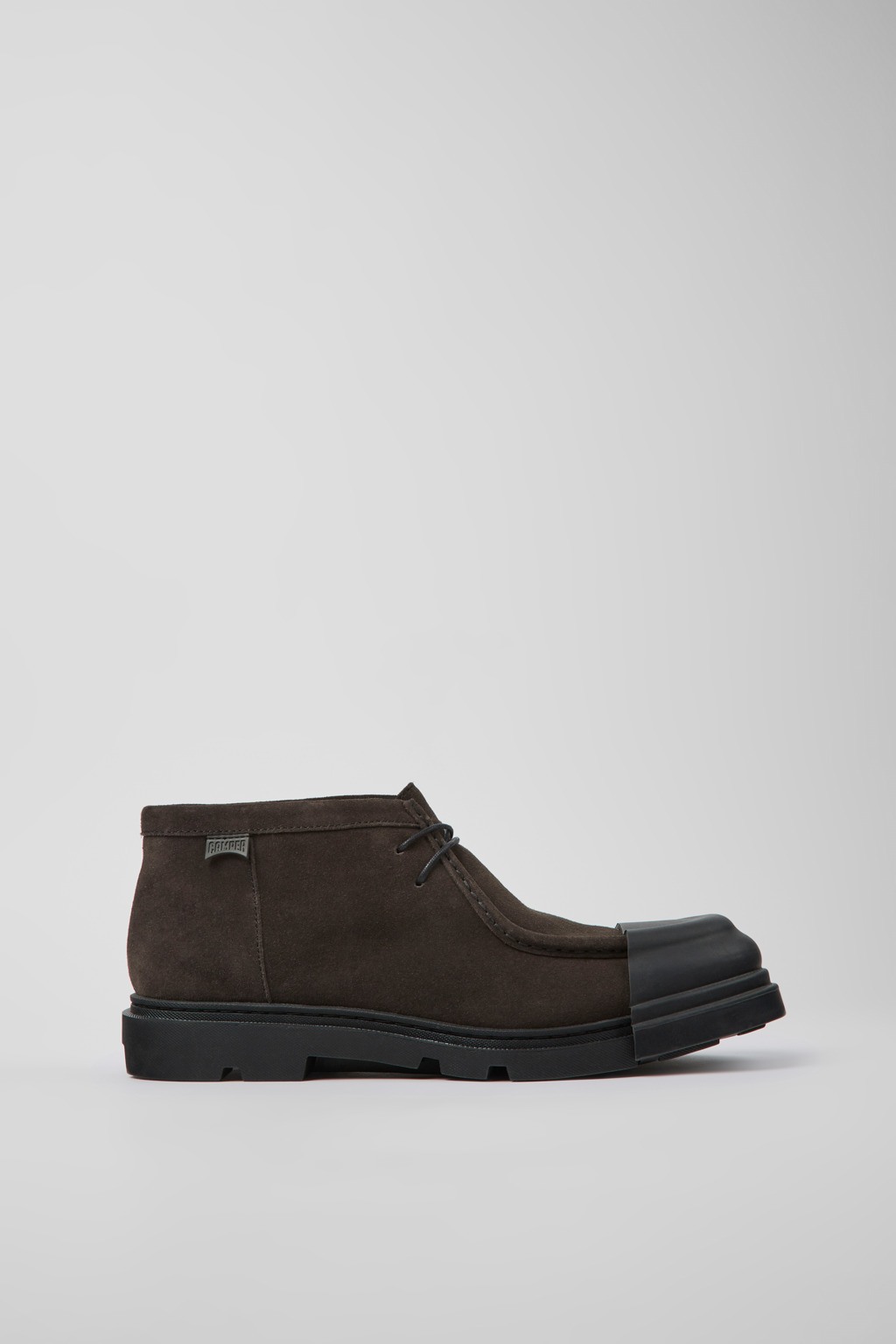 Gray nubuck shoes for men