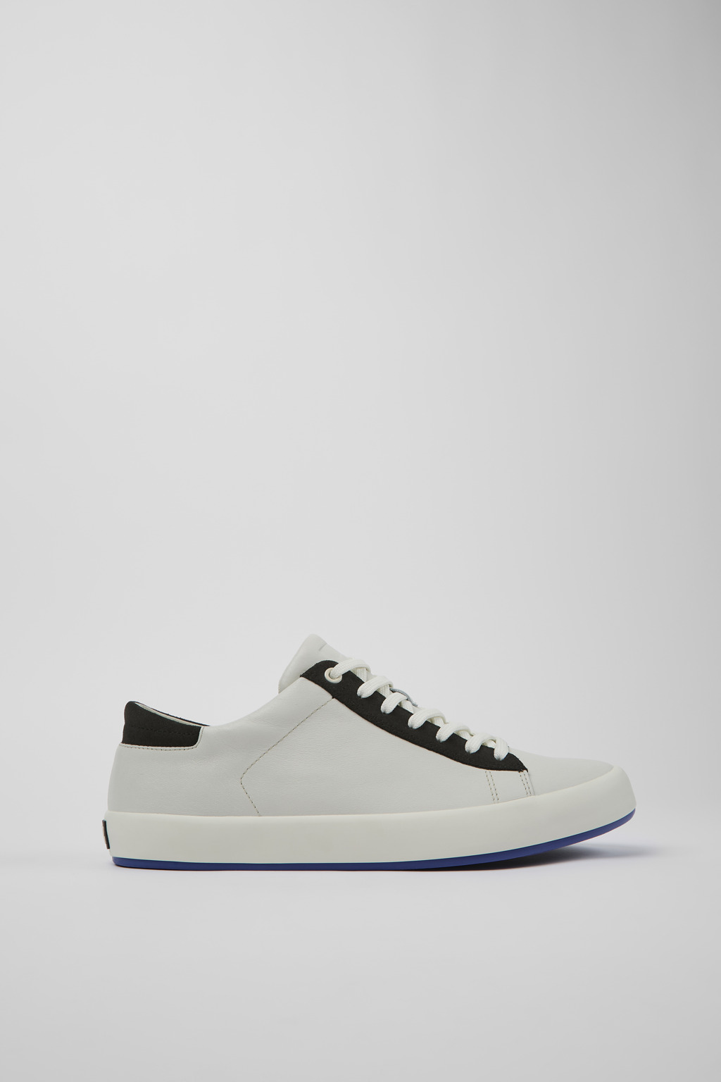 White Leather/Nubuck Sneaker for Men