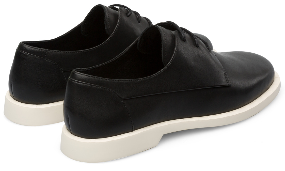 Women’s black lace-up shoe