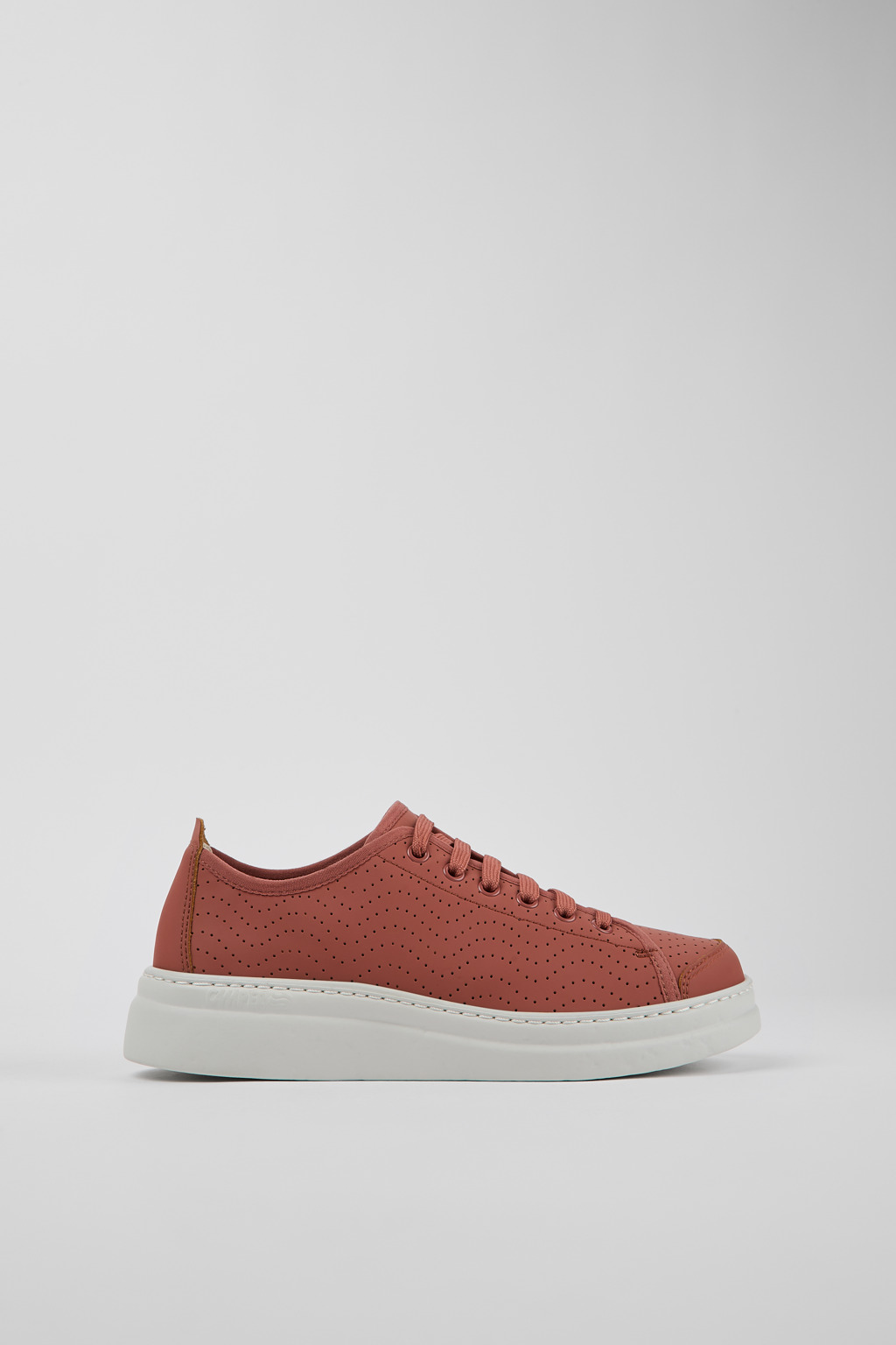 Red Leather Sneaker for Women