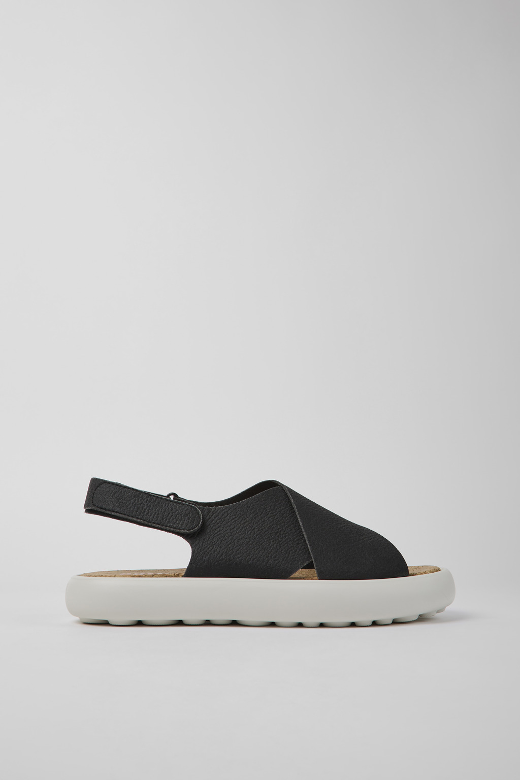 Black and white HyphaLite sandals for men