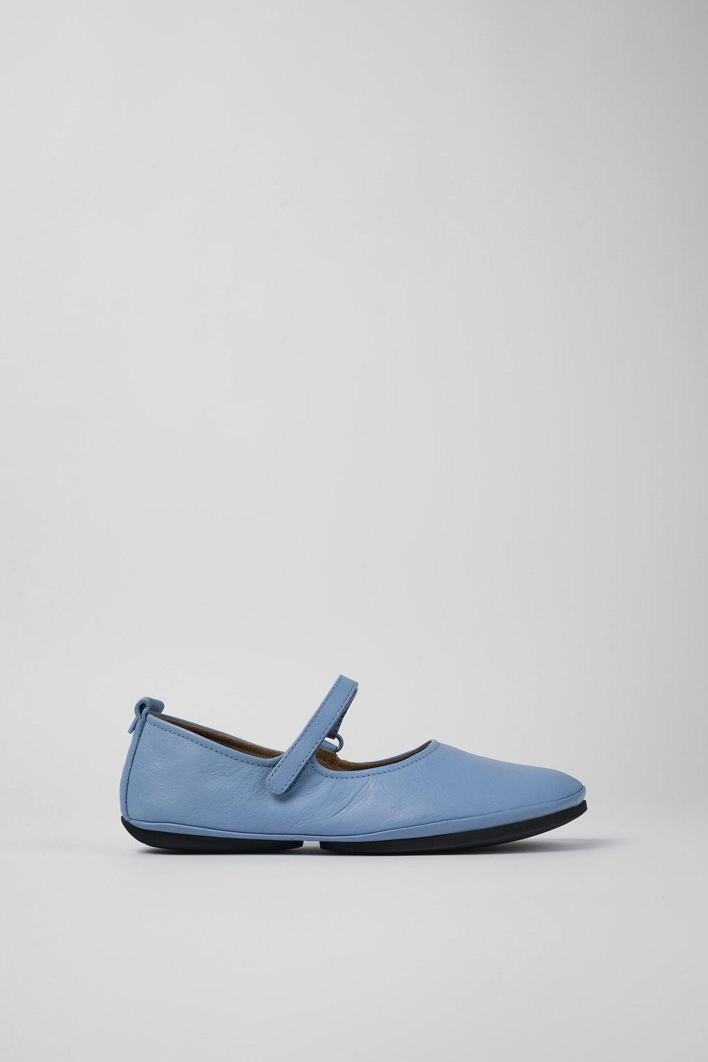 Blue Leather Mary Jane for Women