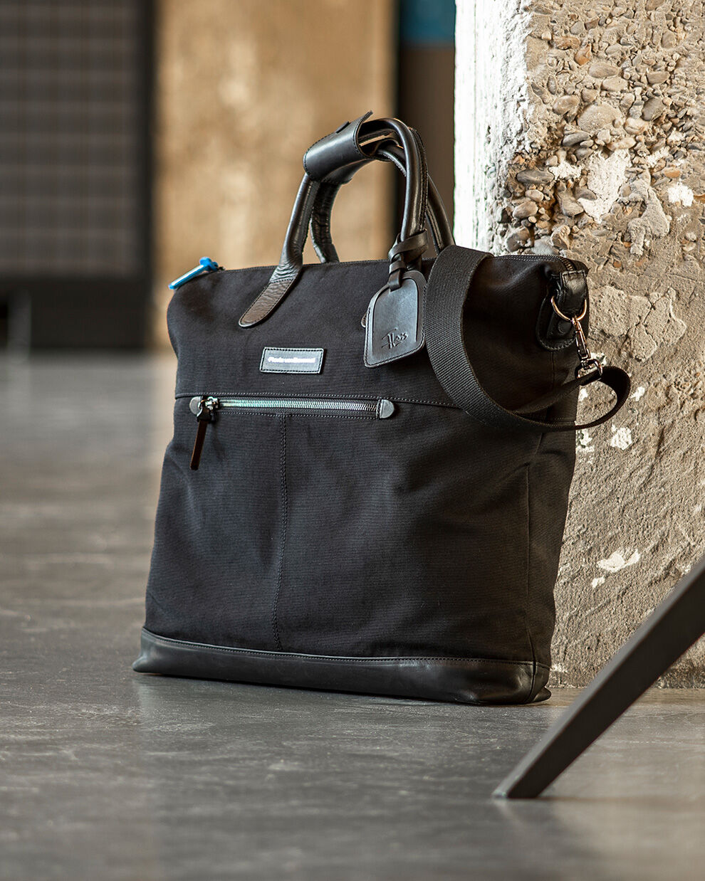 Tote bag textile black