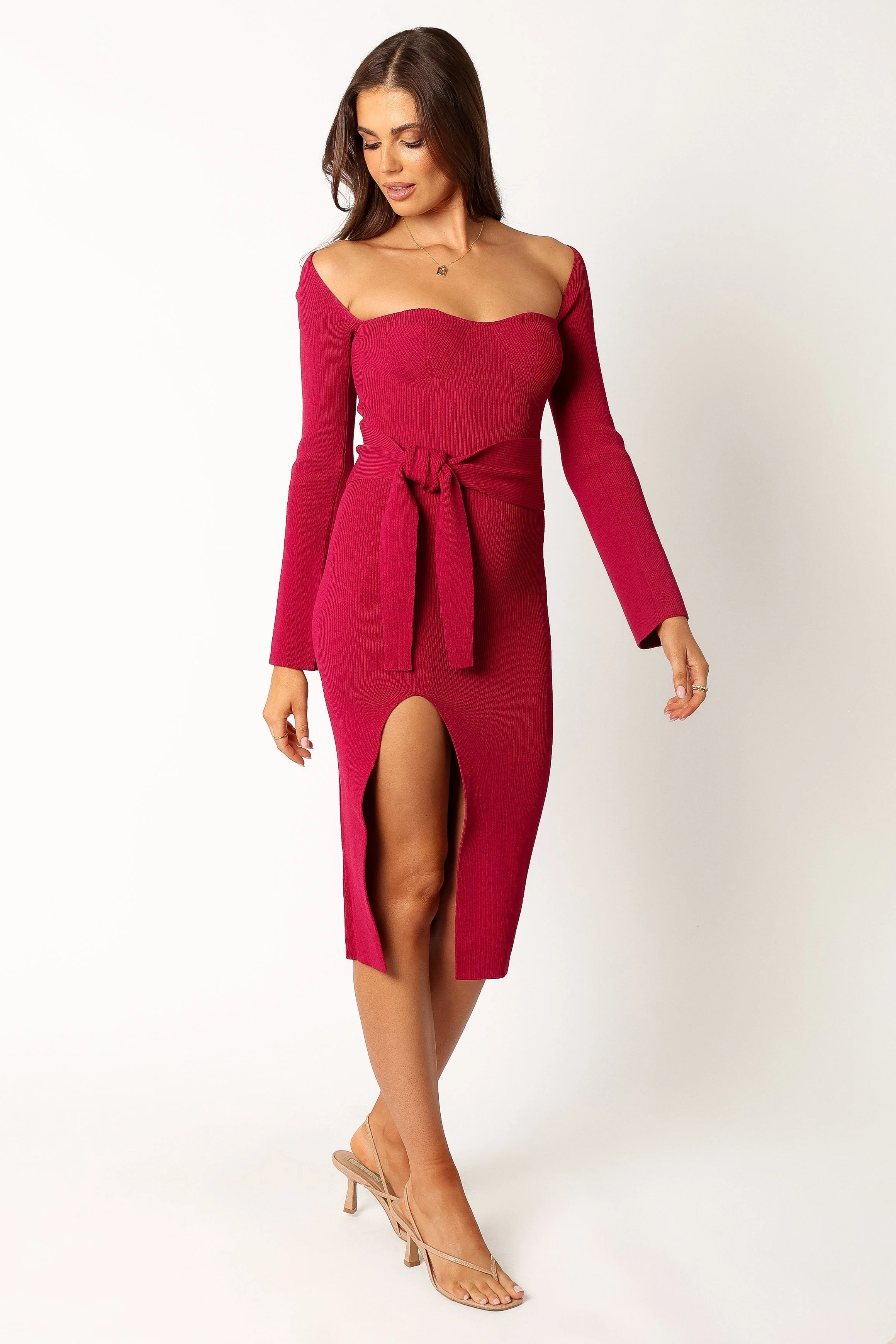 Aquerelle Dress - Magenta